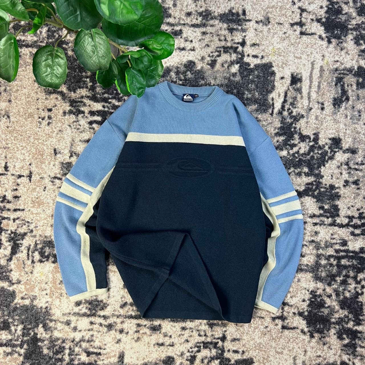 Quiksilver Quiksilver Vintage Y2K Big 3D Logo Sweater Streetwear Style Size US XXL / EU 58 / 5 - 1 Thumbnail