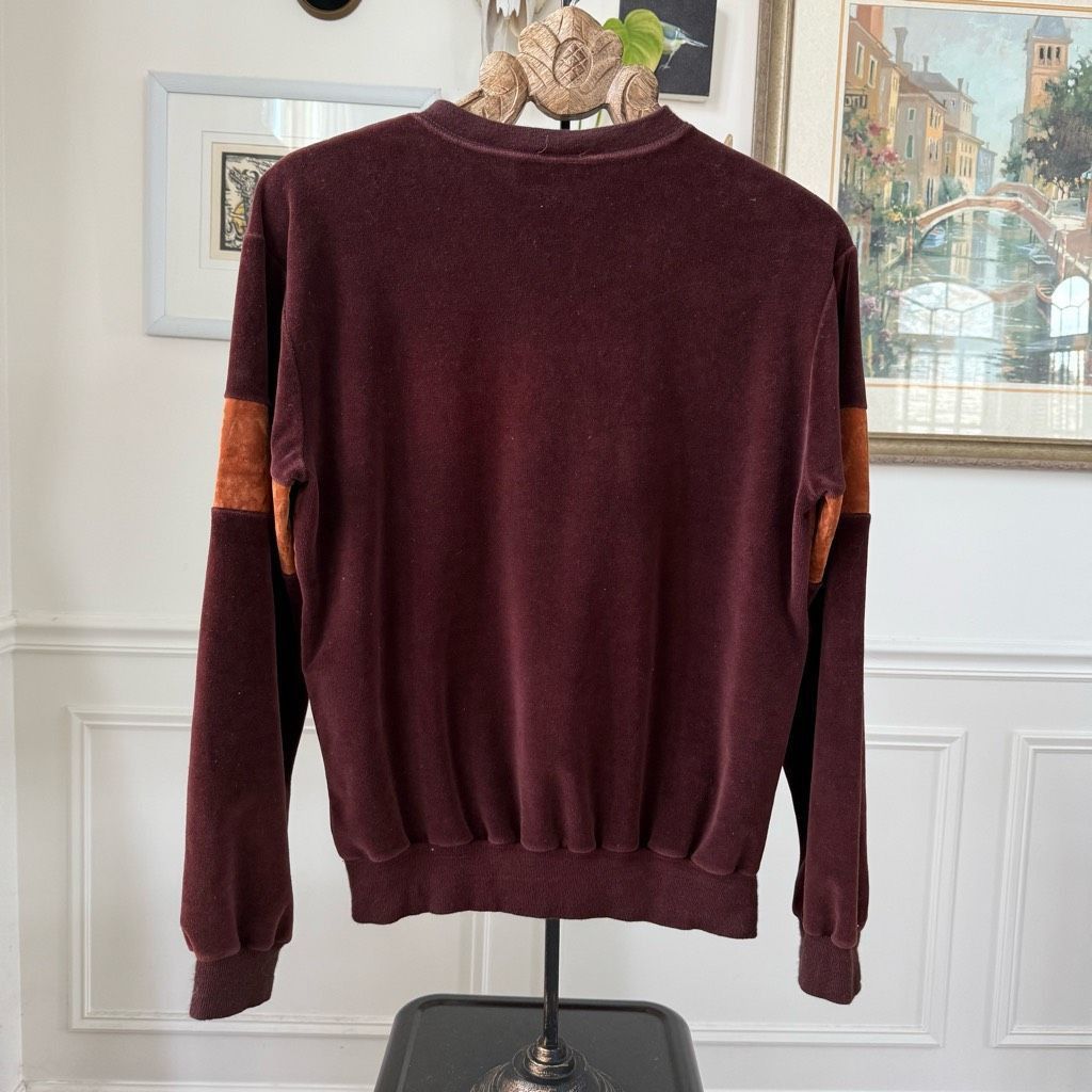 Vintage Vintage 70s DLA Limited Velour Brown Stripe Pullover M Size US M / EU 48-50 / 2 - 6 Thumbnail