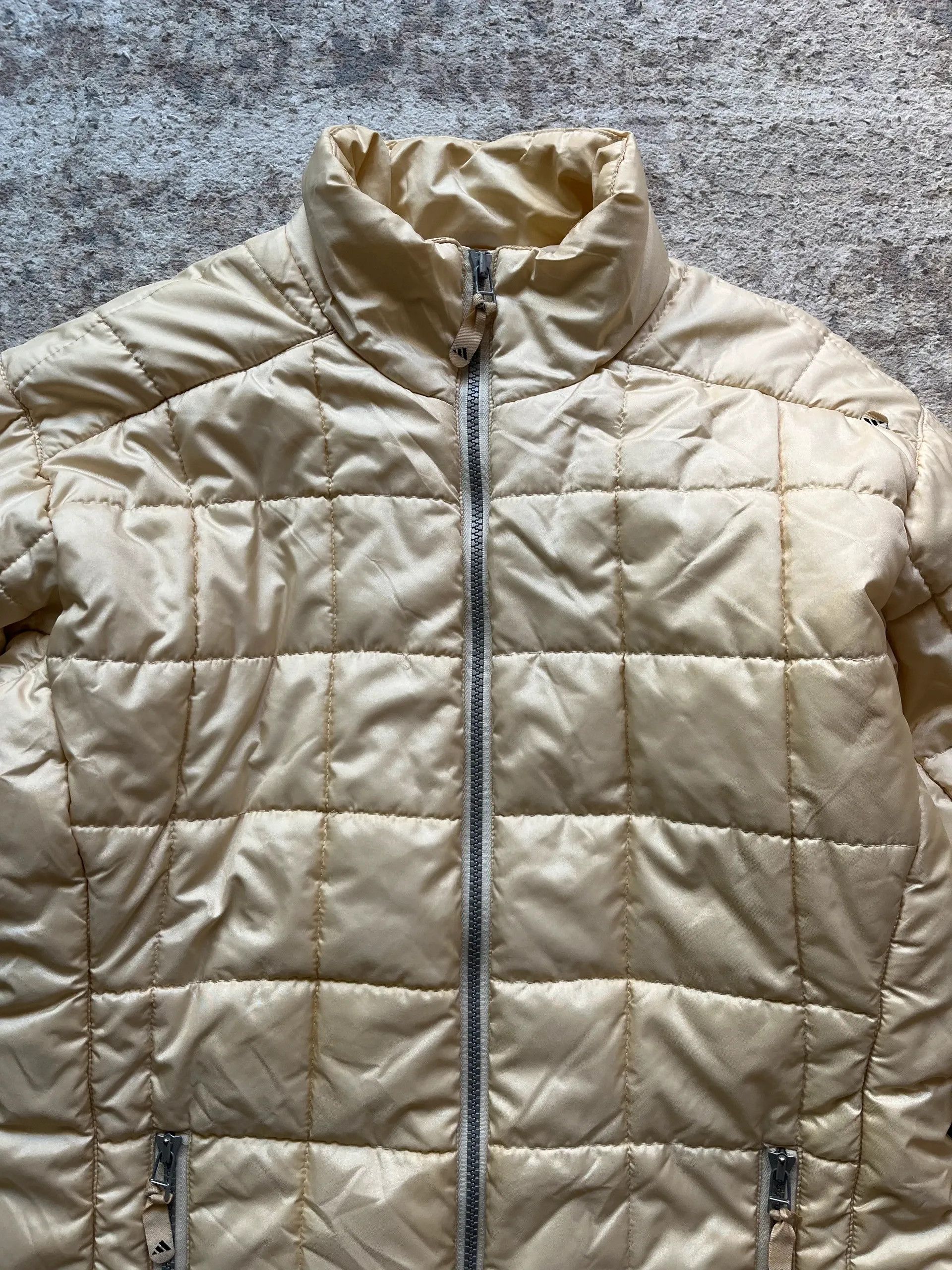 Adidas Adidas 1999 Puffer Jacket Sz L Women’s Rare Cream Size L / US 10 / IT 46 - 10 Thumbnail