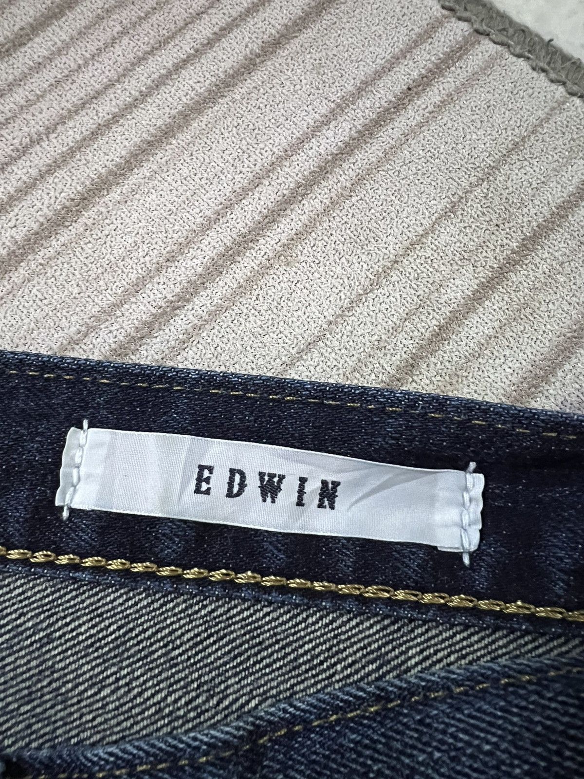 Edwin × If Six Was Nine VINTAGE EDWIN WHITE TAG DISTRESSED JEANS VERY RARE Size US 34 / EU 50 - 15 Thumbnail