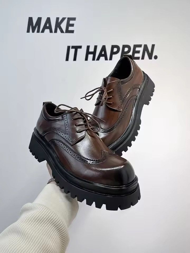 Leather Chunky Platform Oxford Brogues Size US 11 / EU 44 - 5 Thumbnail