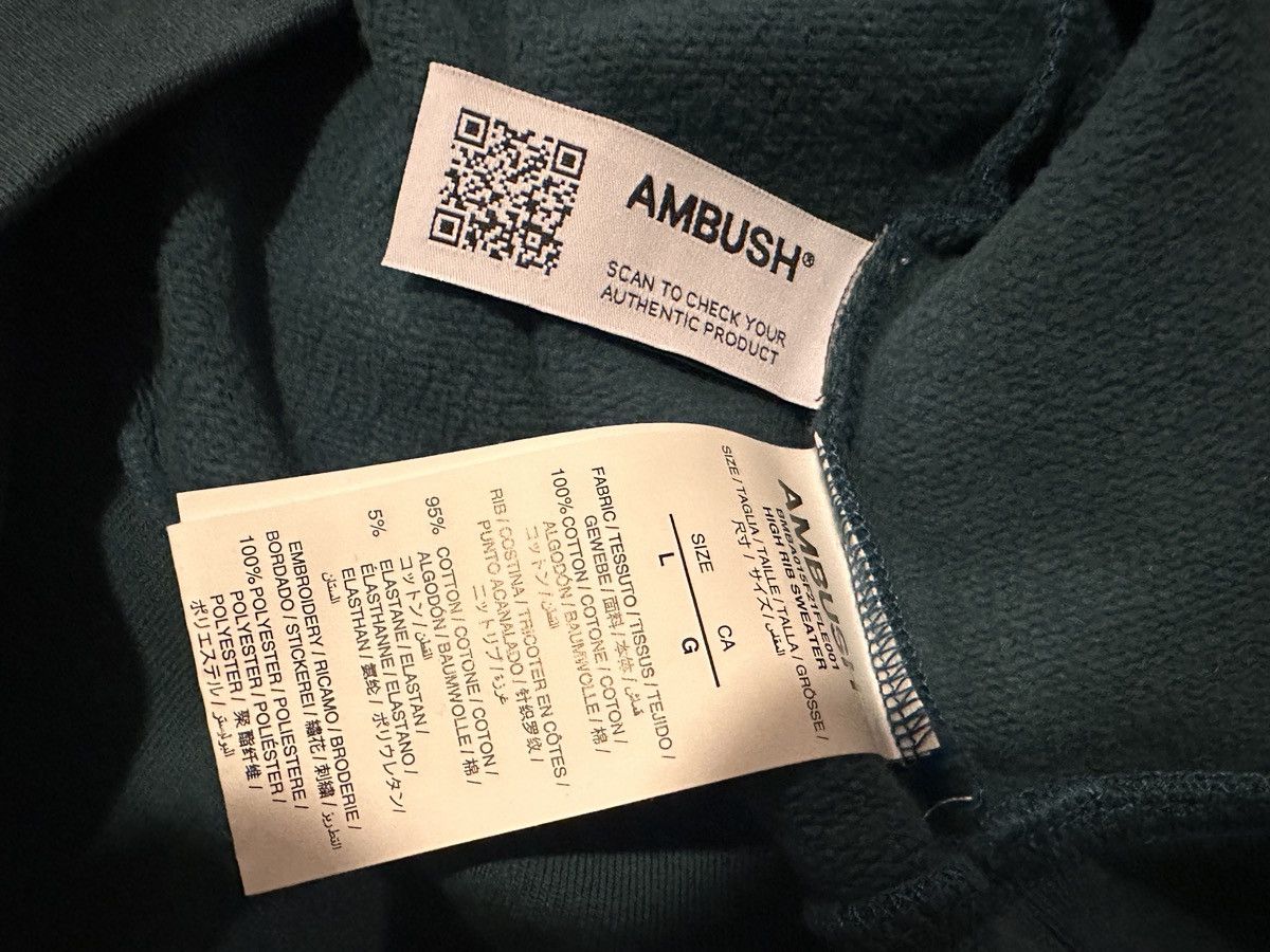 Ambush Design High Rib Sweater Atlantic in Blue Size US L / EU 52-54 / 3 - 6 Thumbnail