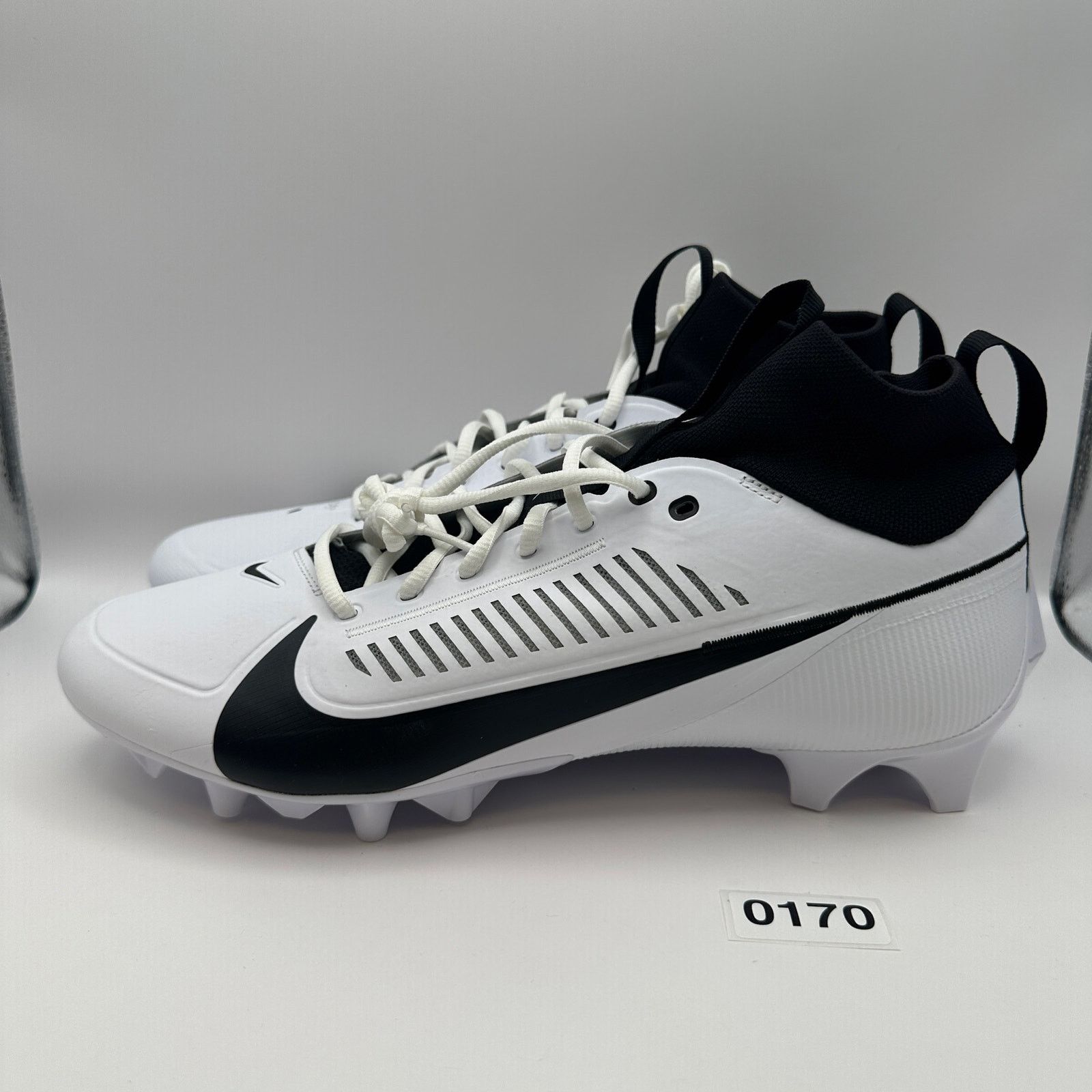 Nike NIKE Men's 13 Vapor Edge PRO 360 2 Football Cleats White Size US 13 / EU 46 - 3 Thumbnail