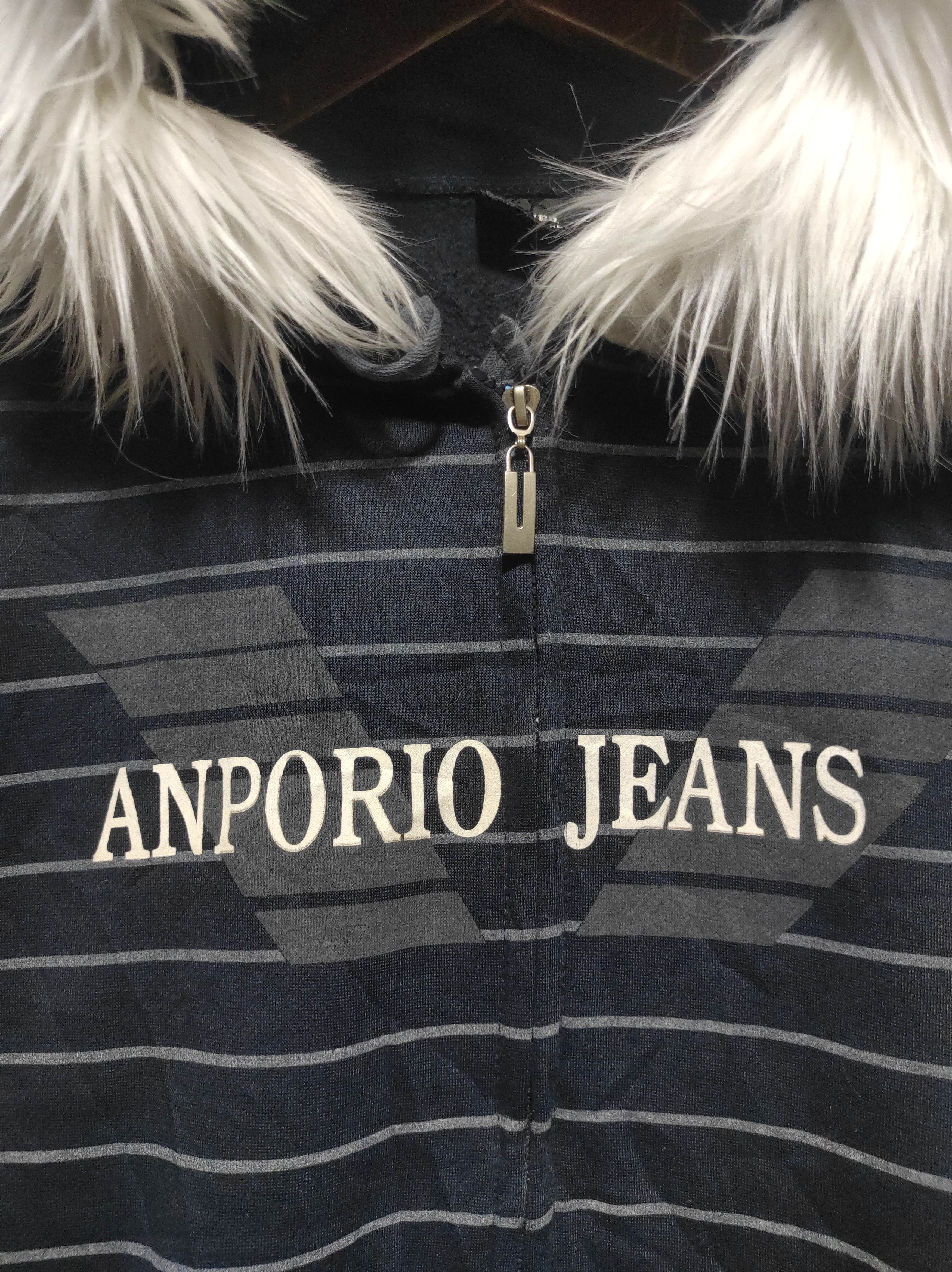 Hysteric Glamour Londoner Stripes zip Fur Hoodie IfSixWasNine LGB style Size US L / EU 52-54 / 3 - 4 Thumbnail