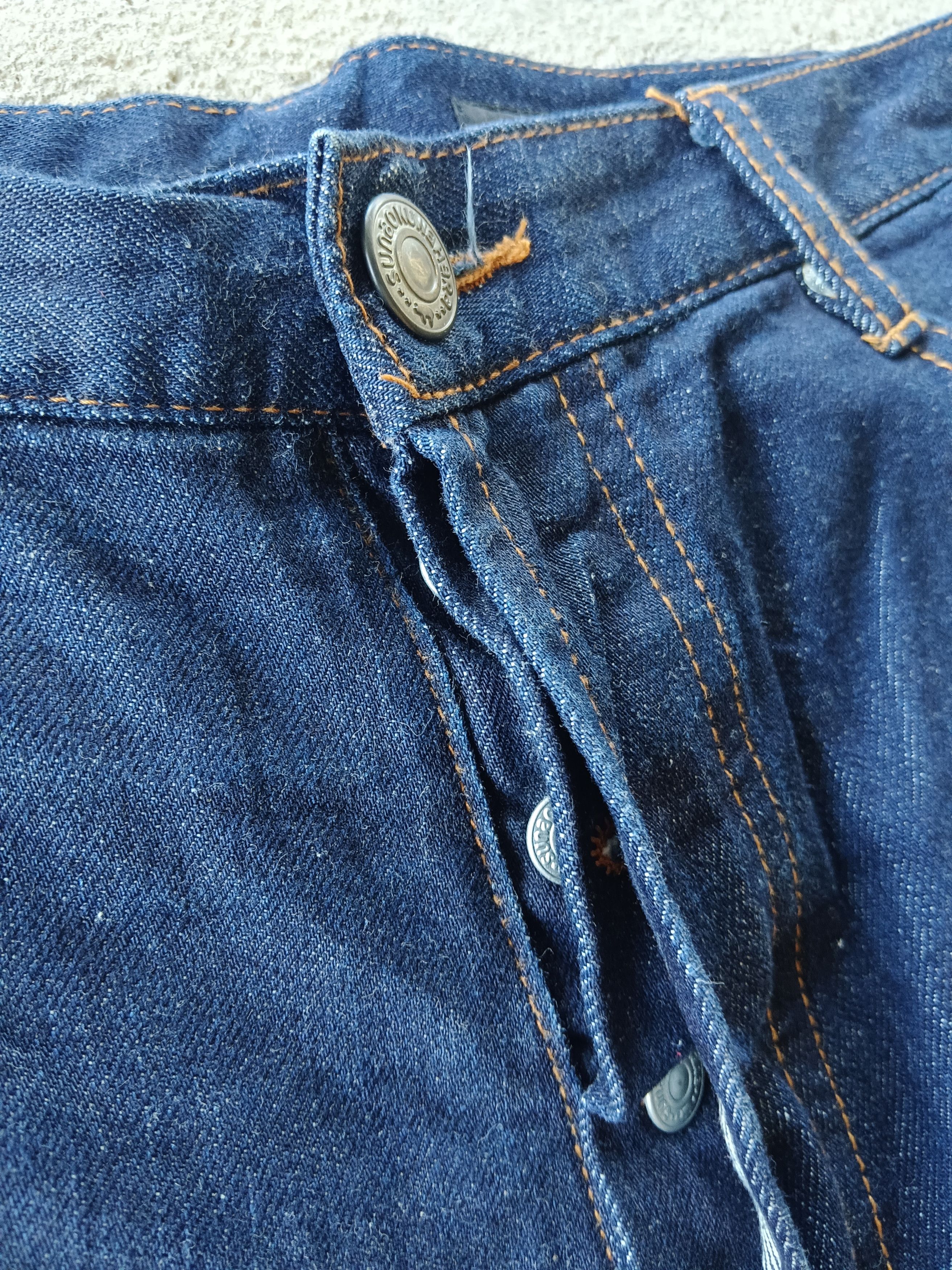 Issey Miyake Sunaokuwahara By Issey Miyake Buckle Back Jeans Size US 35 - 10 Thumbnail