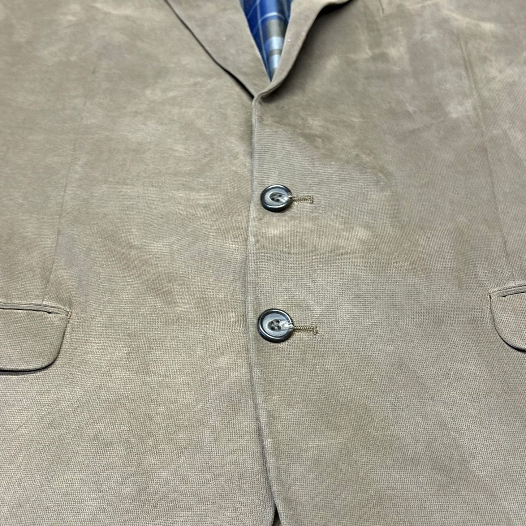 Ralph Lauren Lauren Ralph Lauren Mens Gray Cotton Blend Solid Sport Coat Jacket 48 Size US M / EU 48-50 / 2 - 6 Thumbnail