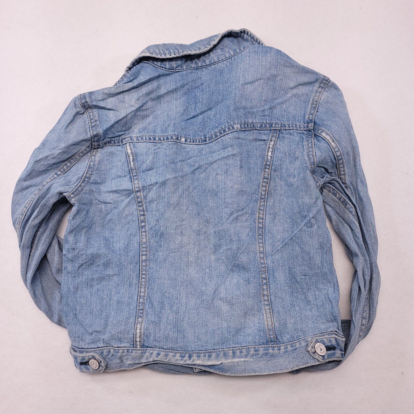 American Eagle Outfitters American Eagle Button Up Denim Jacket Womens Size M Blue Size M / US 6-8 / IT 42-44 - 9 Thumbnail