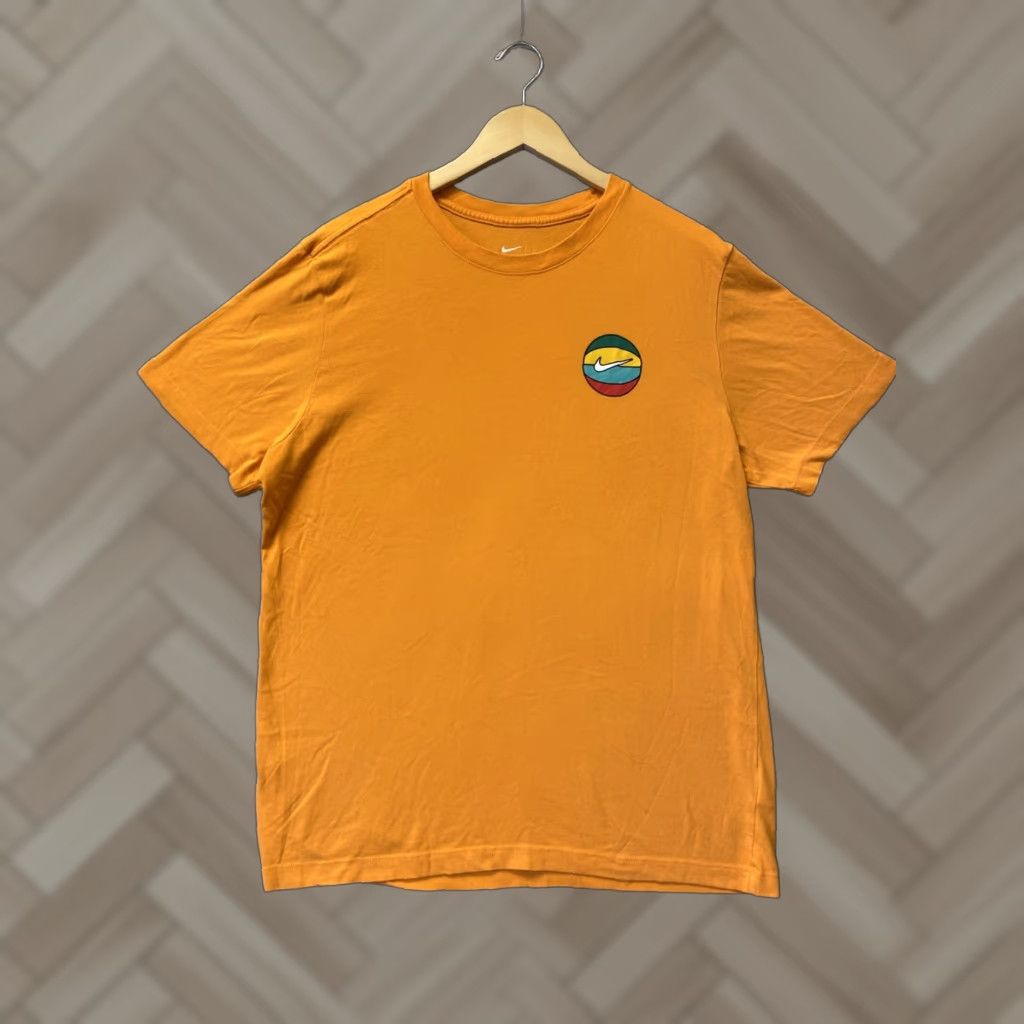 Nike Nike Men's T Shirt Multi Logo Tee Top T O Orange 149-22 Size US M / EU 48-50 / 2 - 1 Thumbnail