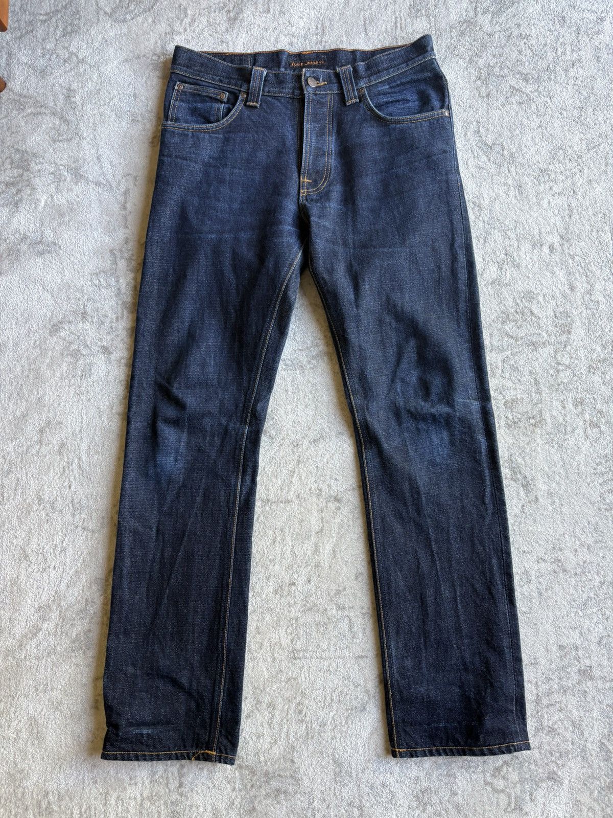 Nudie Jeans Nudie Jeans Straight Alf Denim Dry Heavy Size US 31 - 1 Thumbnail