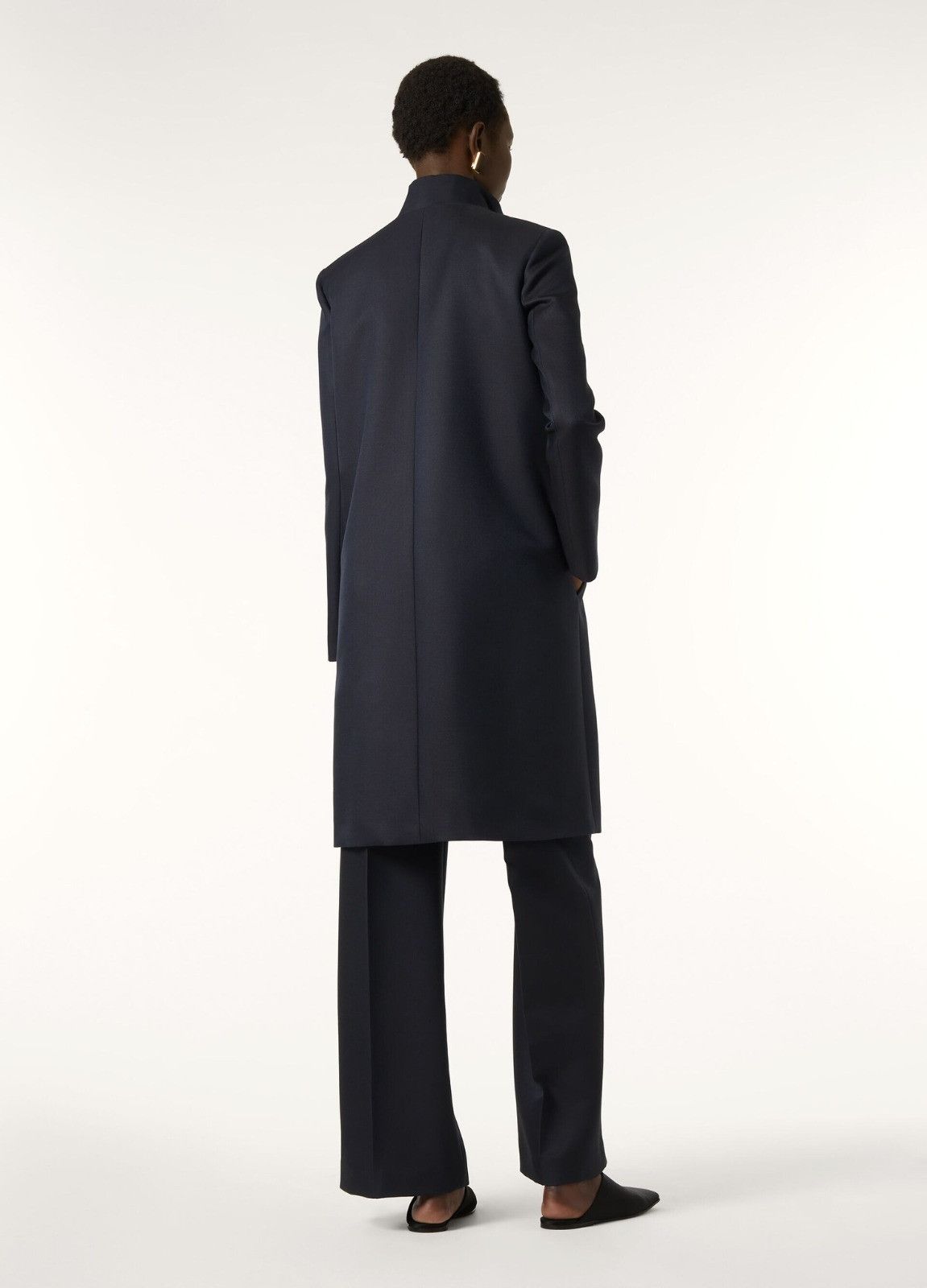 Loro Piana o1srvl11e0526 FAP1172 Danny Car Coat in Navy Blue Size XS / US 0-2 / IT 36-38 - 7 Thumbnail