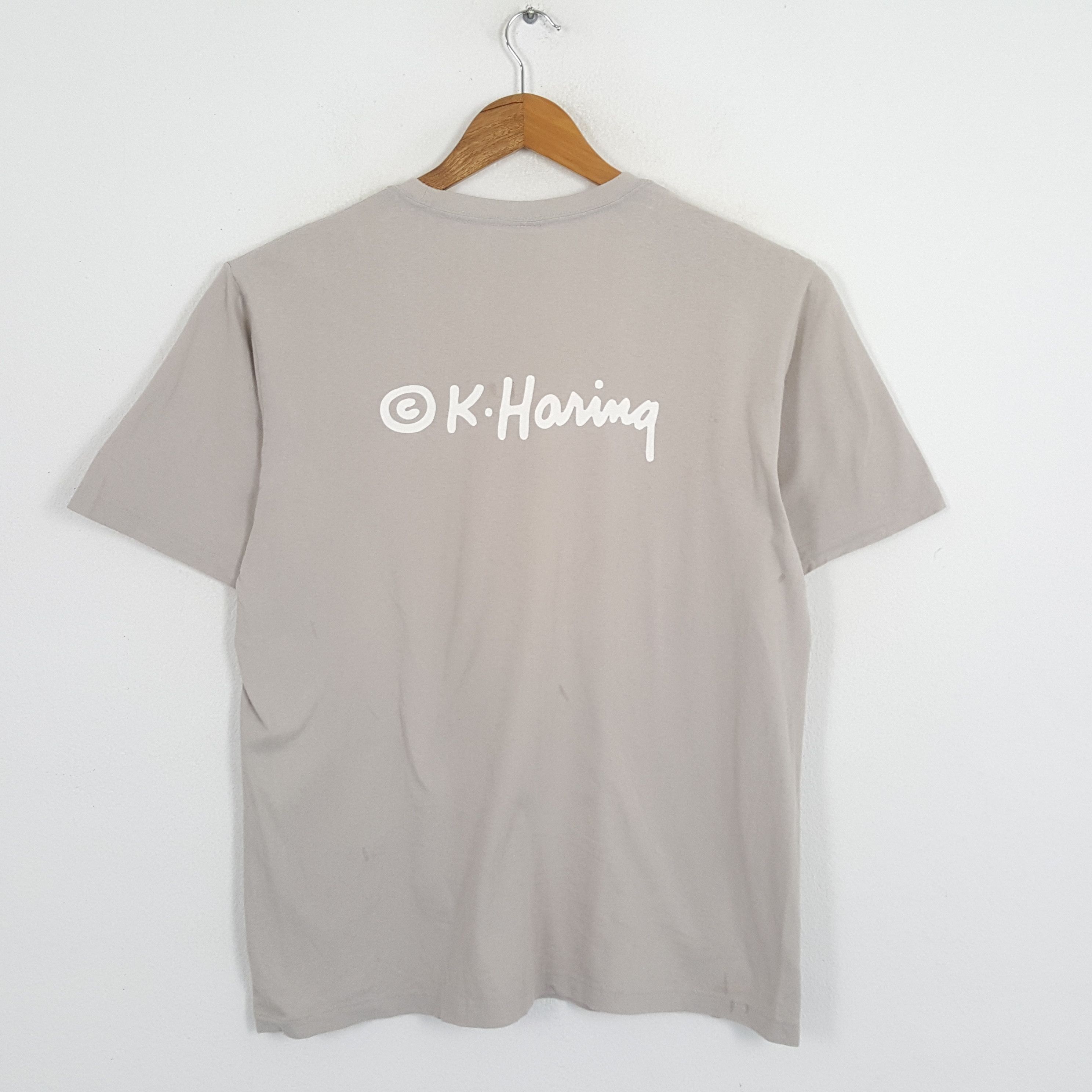 Keith Haring × Vintage Vintage KEITH HARING American Art Artist Artwork T-Shirts Size US L / EU 52-54 / 3 - 3 Thumbnail