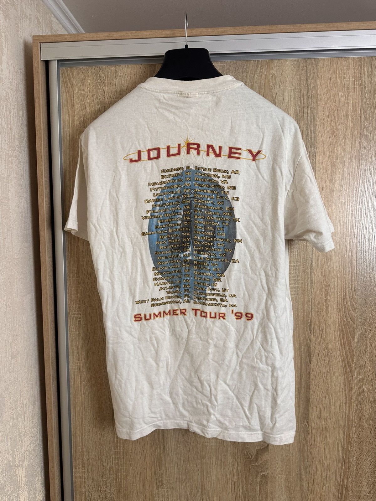 Band Tees 🔥 Journey Summer Tour 1999 Rock Band T Shirt Vintage Music Size US L / EU 52-54 / 3 - 2 Thumbnail