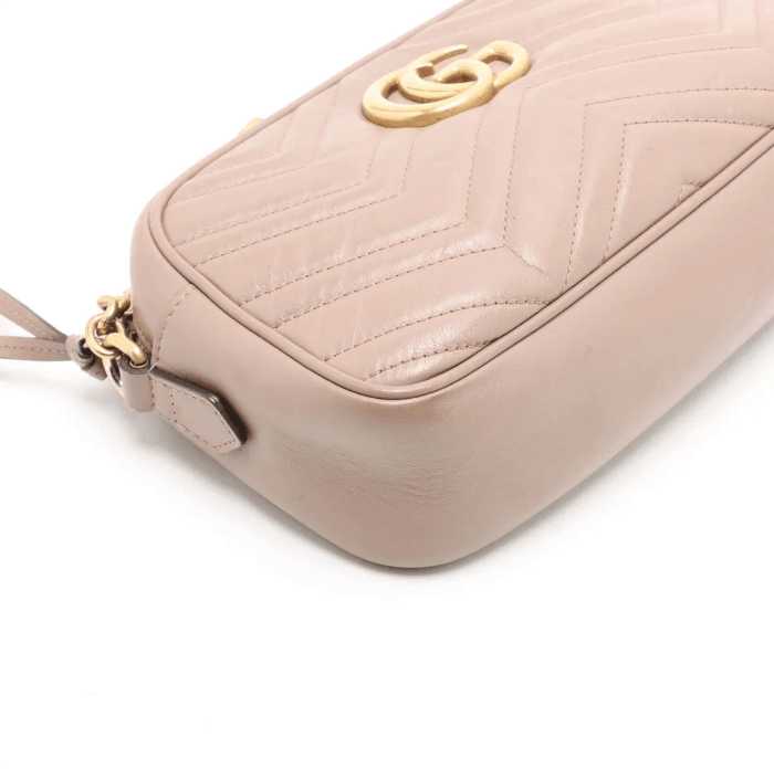 Gucci GG Marmont Chevron Leather Shoulder Bag Size ONE SIZE - 4 Thumbnail