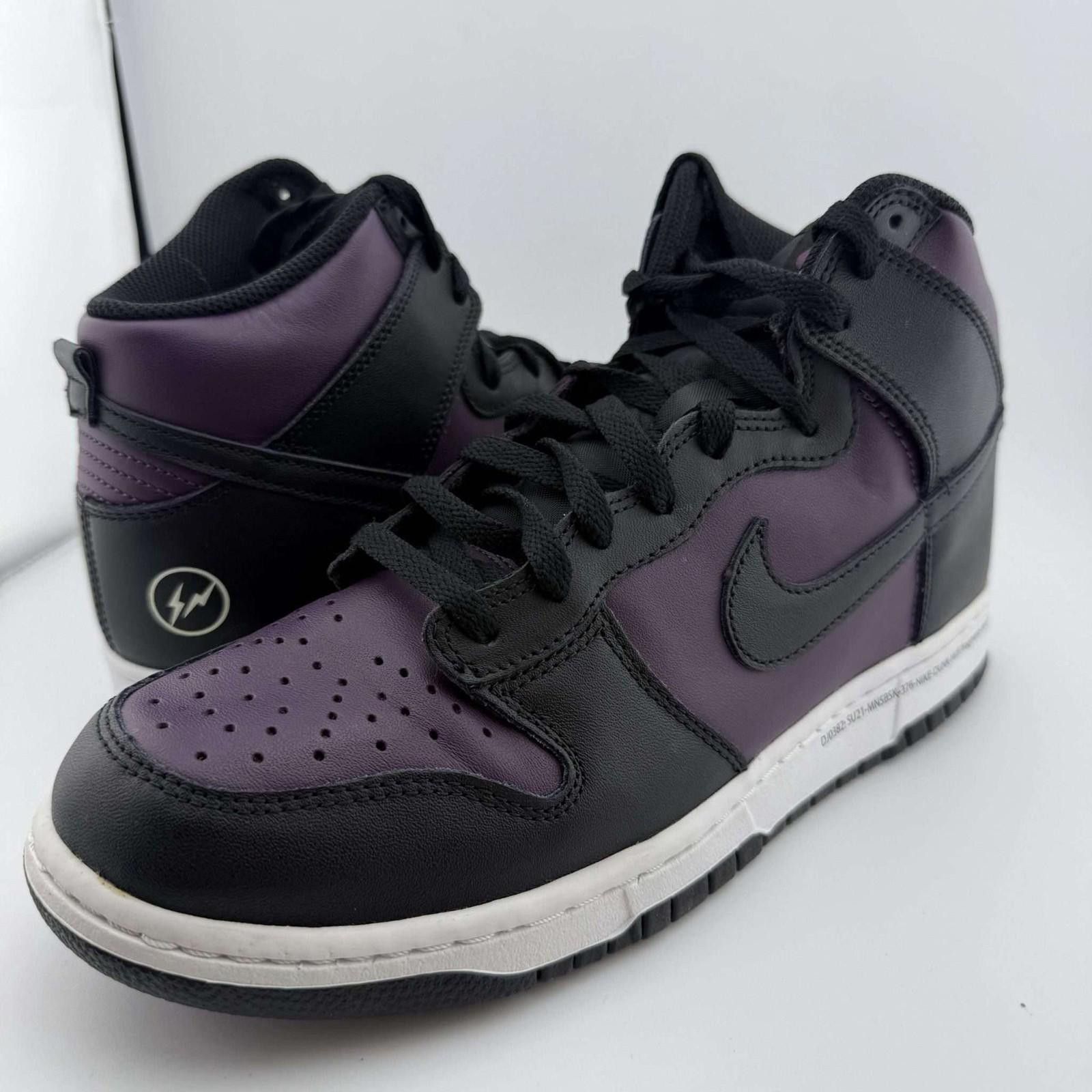 Nike Nike Dunk High Fragment Wine Black White 10.5 Used OG Box Size US 10.5 / EU 43-44 - 1 Thumbnail