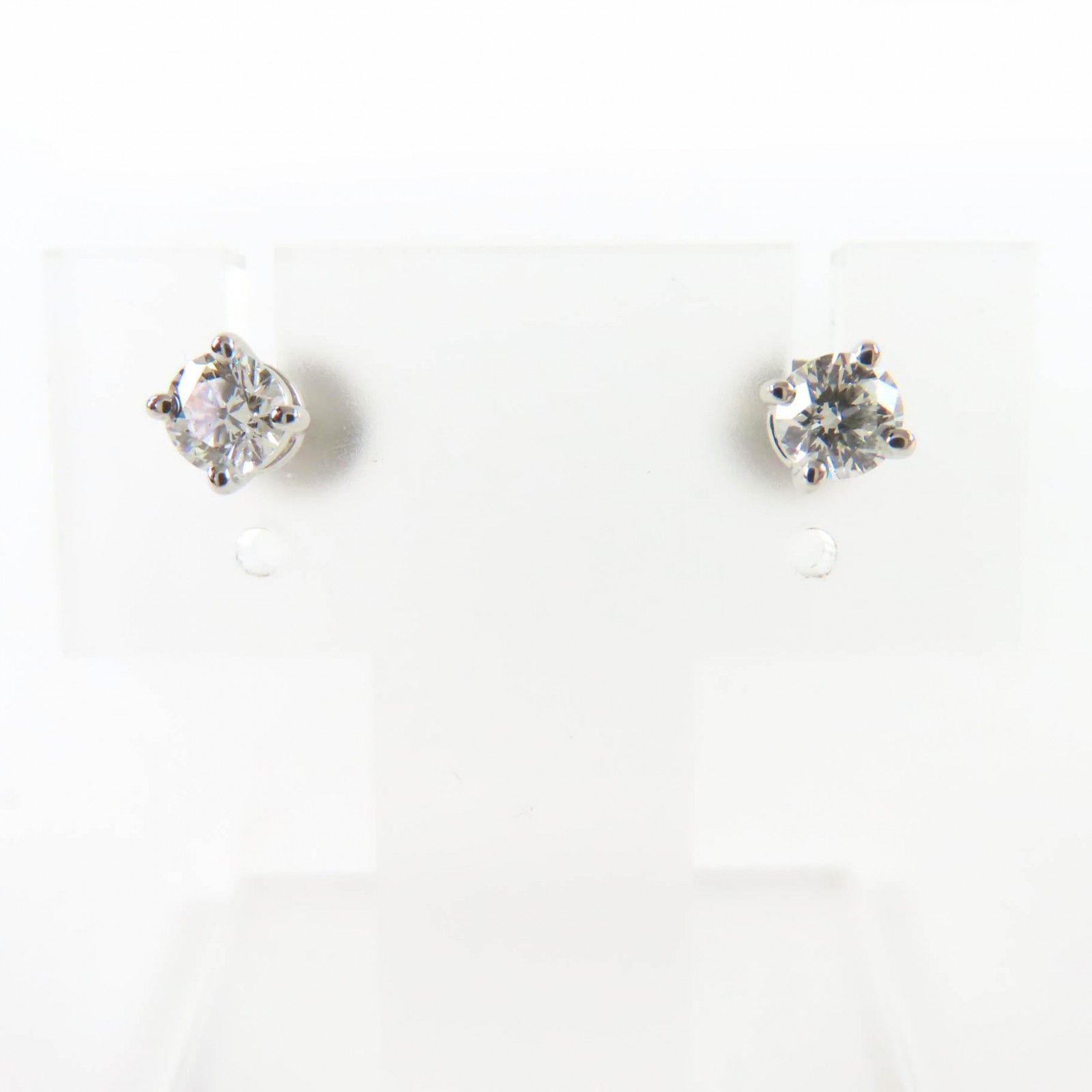Tiffany & Co. Tiffany&Co. PT950 Diamond Stud Earrings Precious Metal Earrings DUTY FREE for USA