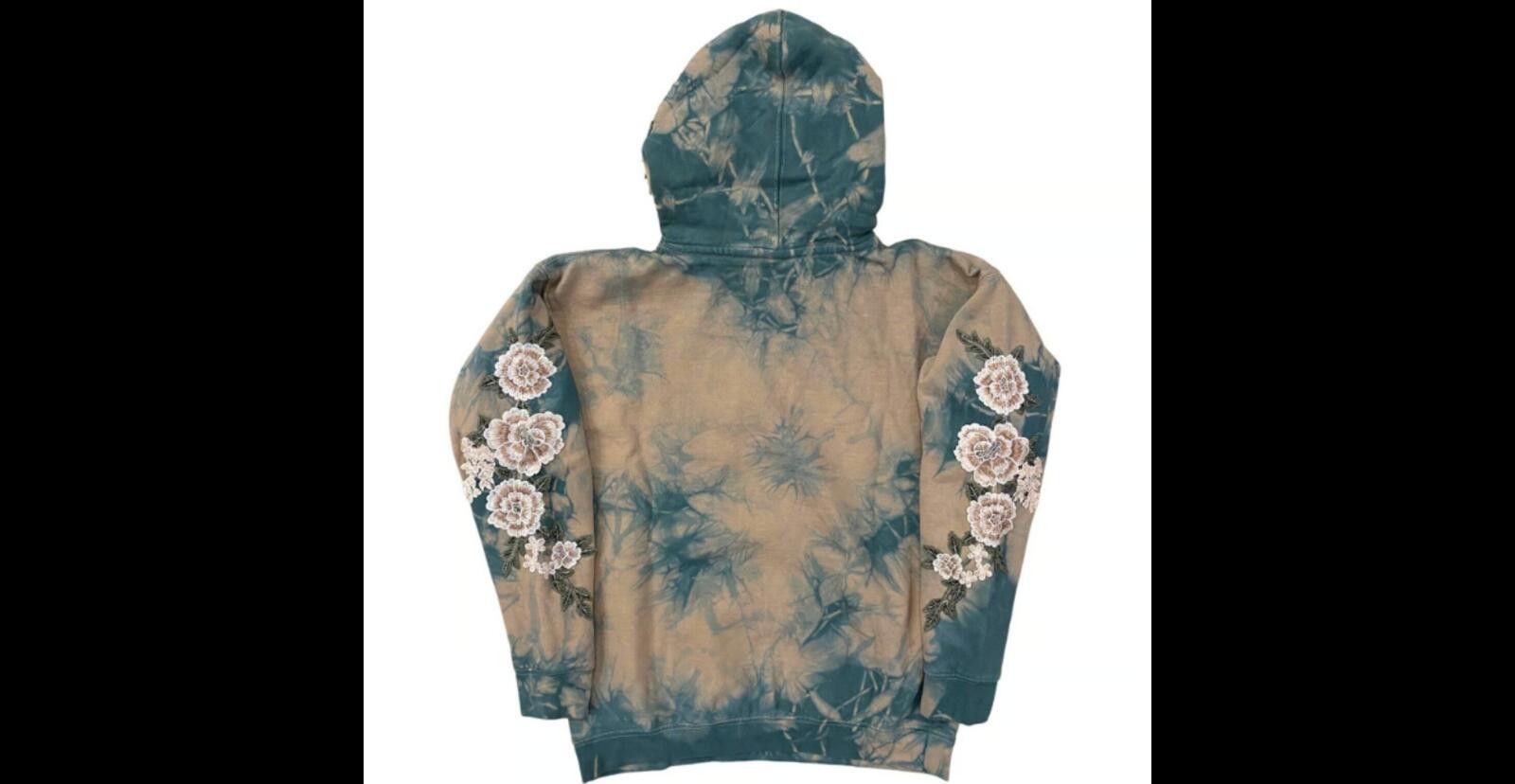 Civil Regime Civil Regime Tie-Dye Embroidered Roses Hoodie-Large Size US L / EU 52-54 / 3 - 2 Thumbnail