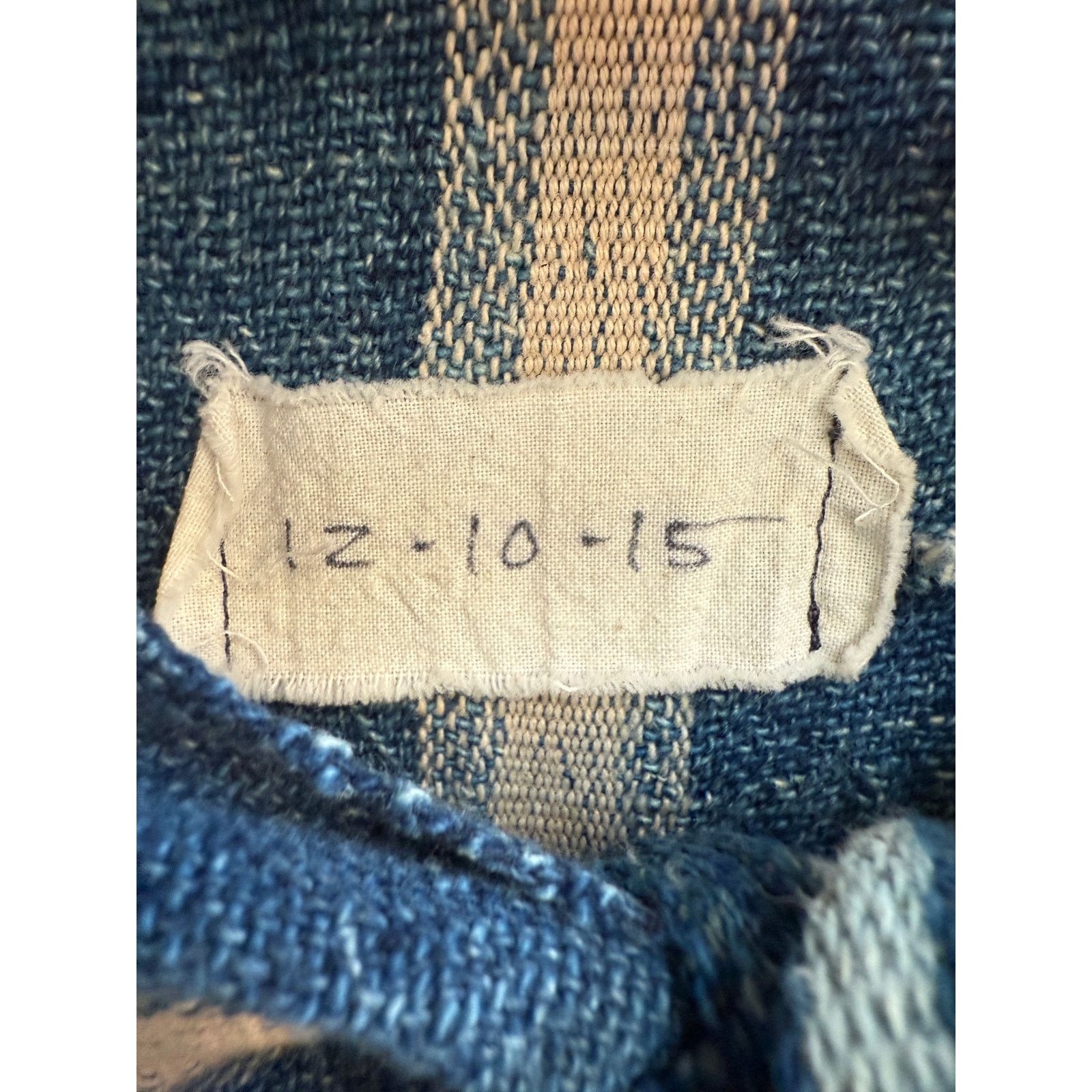 Greg Lauren Greg Lauren Sleeveless Antique Indigo Portefeuille Dress Size S / US 4 / IT 40 - 5 Thumbnail