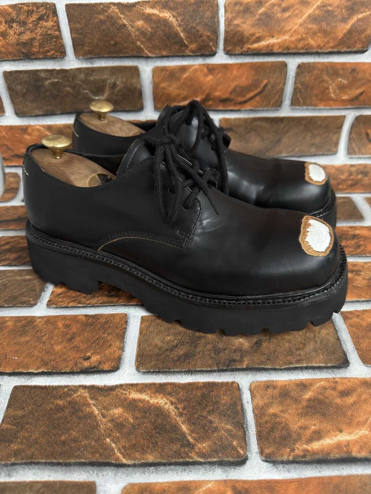 Maison Margiela 🕷️🔥scuffed derby Size US 11 / EU 44 - 2 Thumbnail