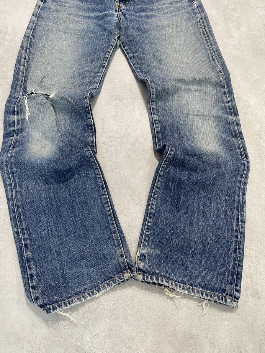 Diesel 💎 Crazy Faded Wash Diesel Essential Flared Punk jeans hype Size US 31 - 2 Thumbnail