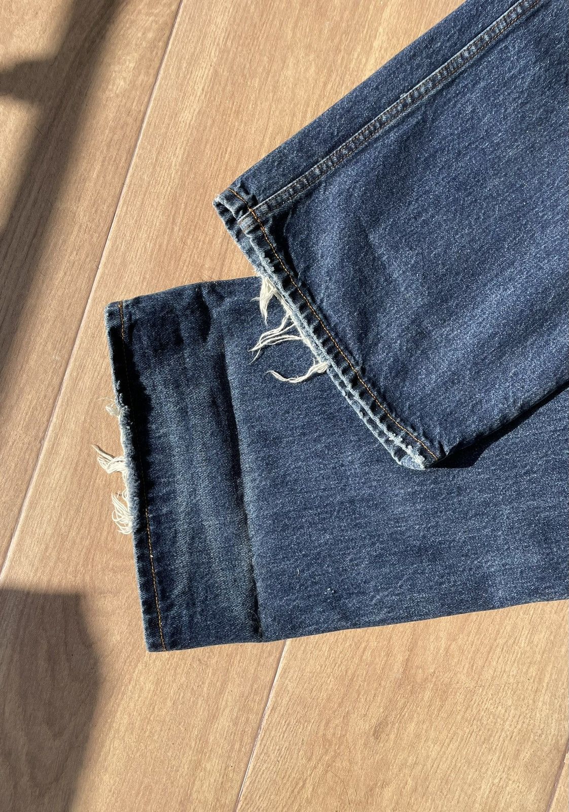 Other Wide leg Distressed Denim Size US 33 - 4 Thumbnail