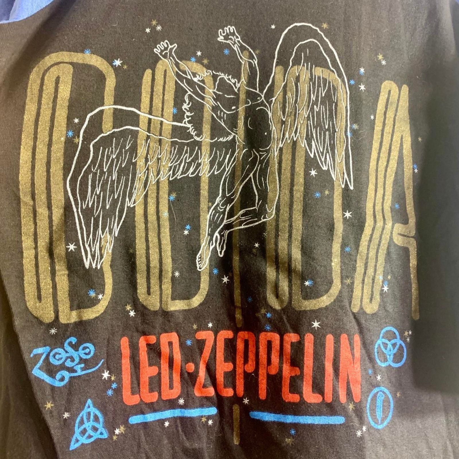 Vintage 1982 LED ZEPPELIN ZOSO Coda Album 3/4 sleeve tee shirt L Size US L / EU 52-54 / 3 - 1 Thumbnail