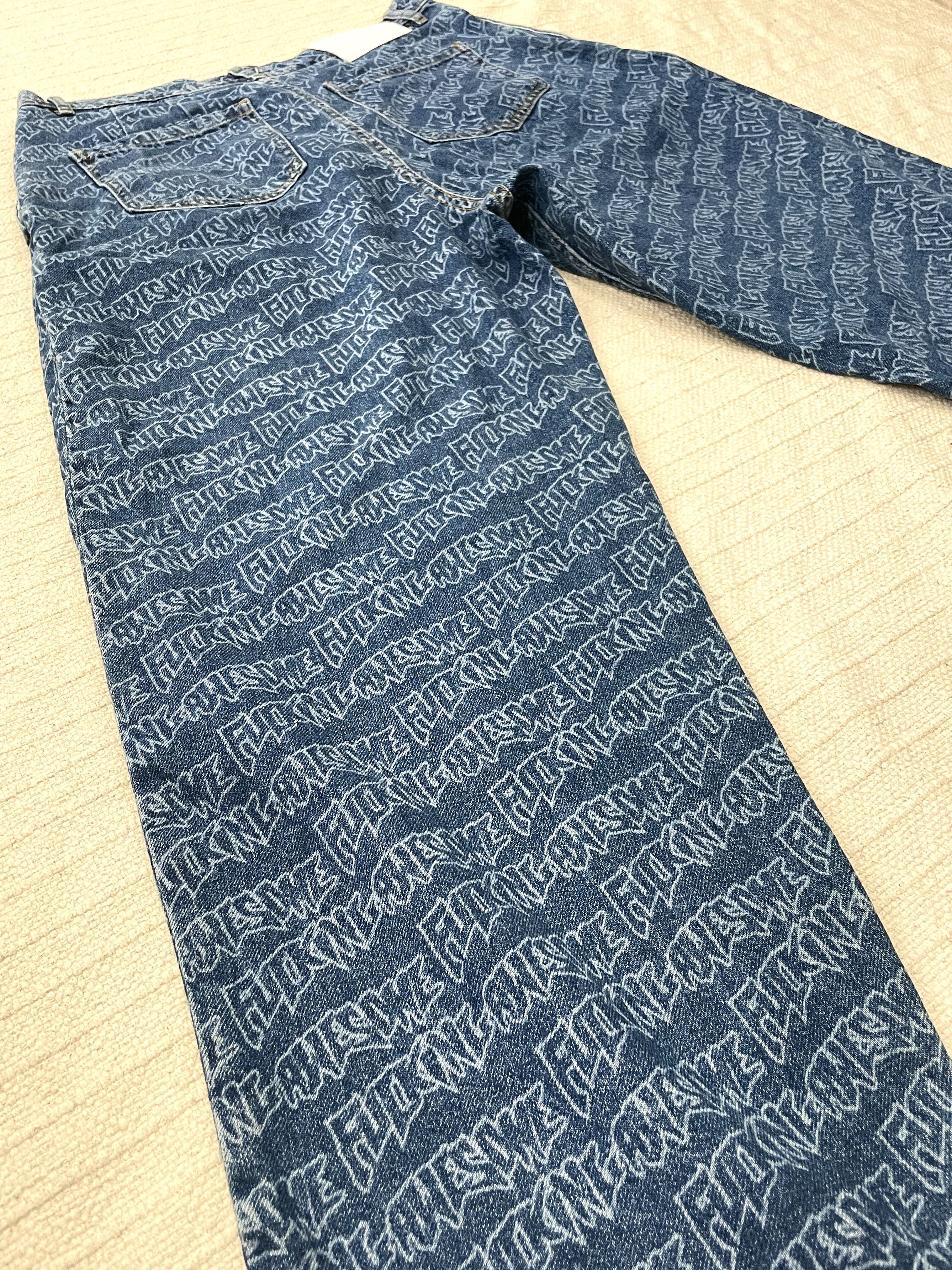 Fucking Awesome FUCKING AWESOME BAGGY JEANS STAMP DENIM PANTS TROUSERS Size US 32 / EU 48 - 11 Thumbnail