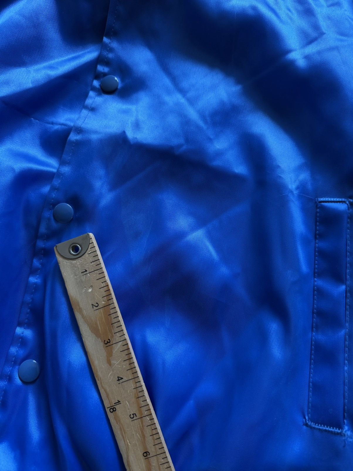 Vintage Vintage Auburn Satin Bomber Horse Spurs Sz L Made In USA Size US L / EU 52-54 / 3 - 8 Thumbnail