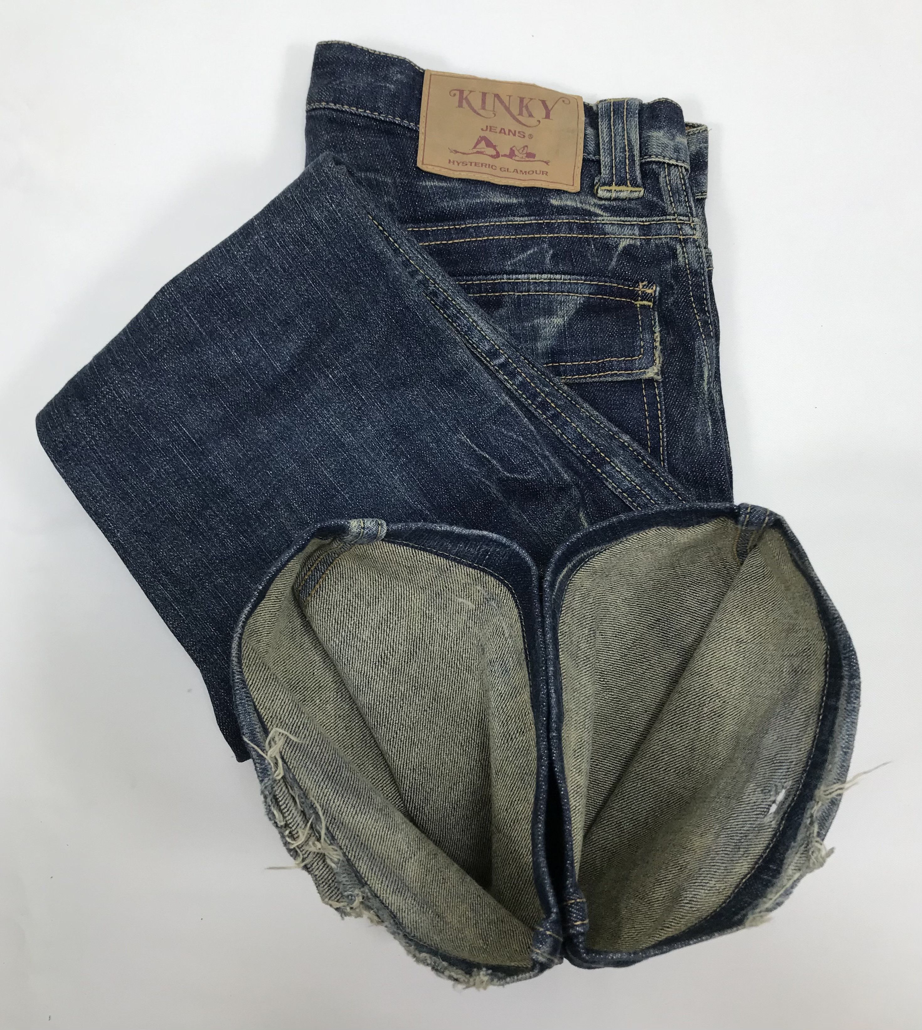 Hysteric Glamour Vintage Hysteric Glamour Flare Jeans Bush Denim Size 31" - 15 Thumbnail