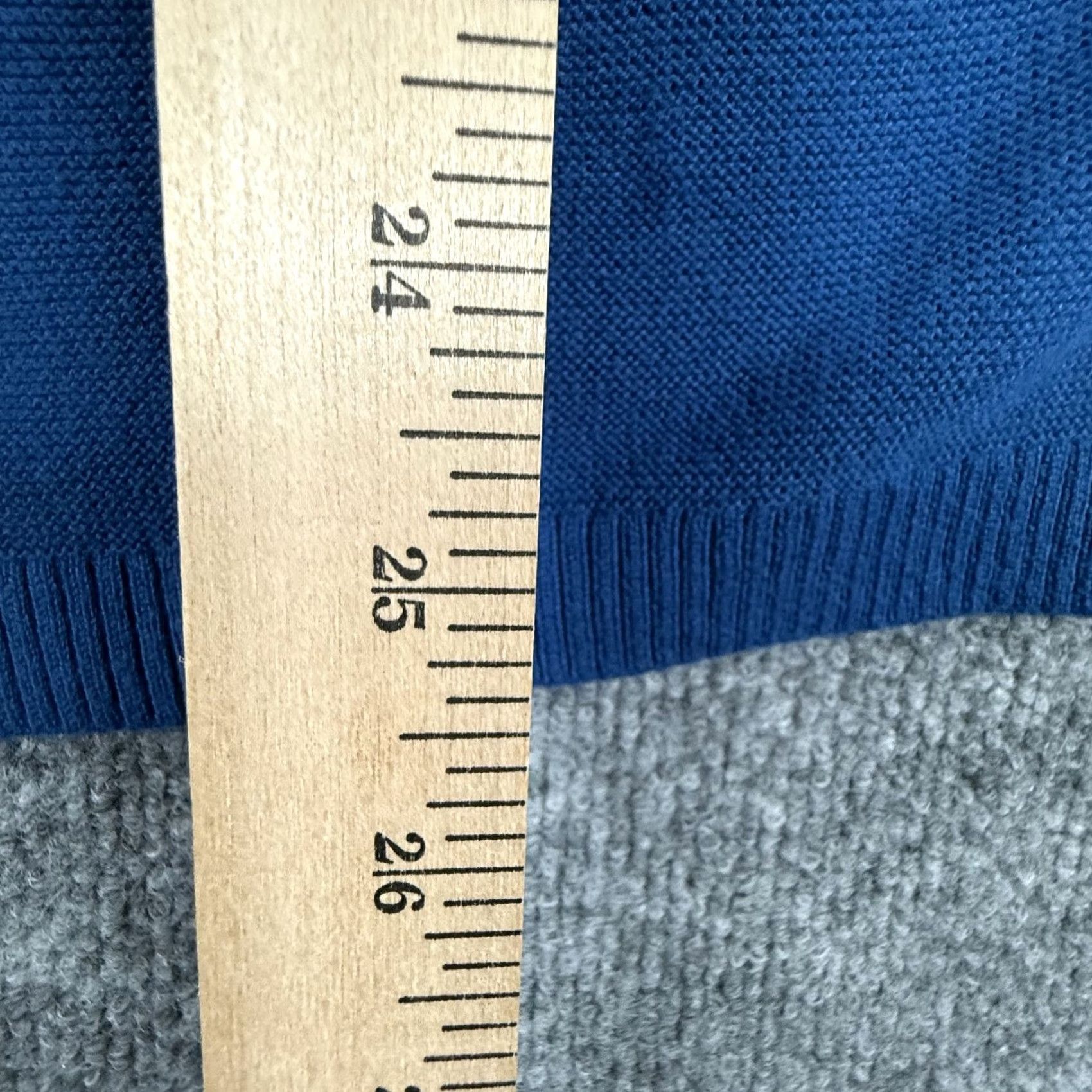 J. Jill VINTAGE? No. J. Jill Sweater Womens Small Blue Cotton Ribbed Collar Pullover Long Sleeve Top Size S / US 4 / IT 40 - 7 Thumbnail