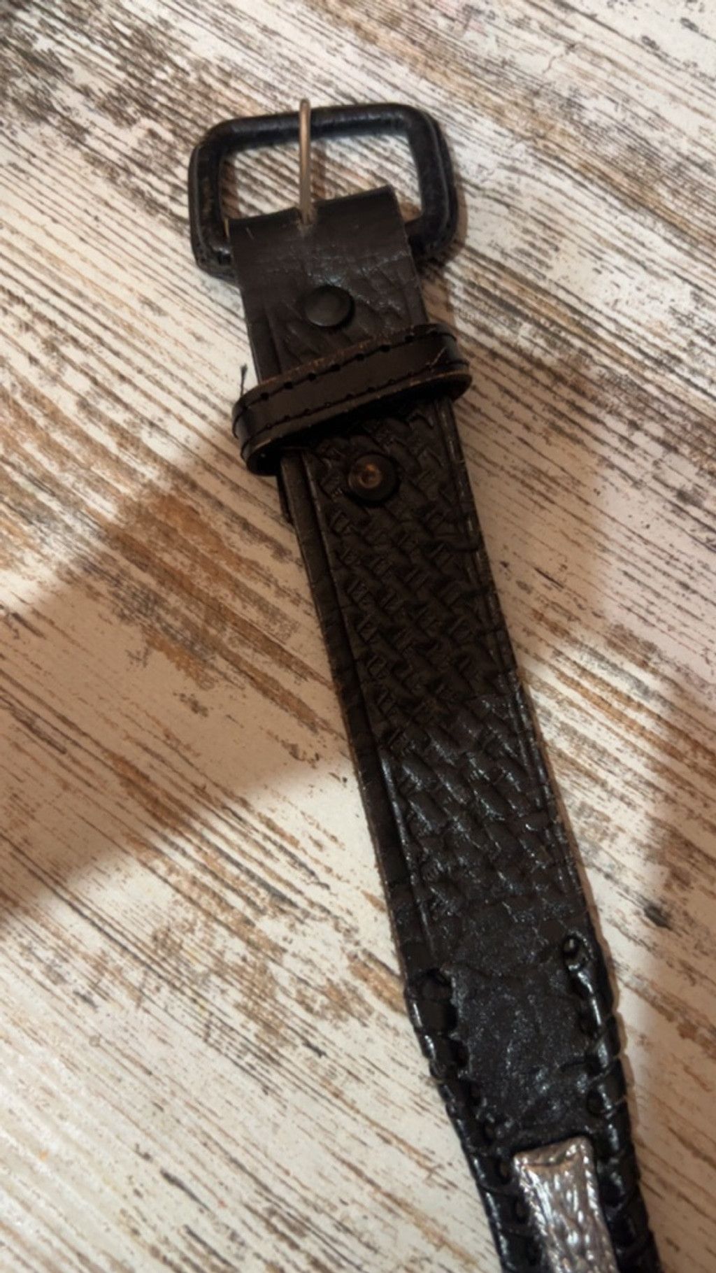 The Unbranded Brand Women's Unbranded Black Silver Concho Western Belt One Size Size ONE SIZE - 1 Thumbnail