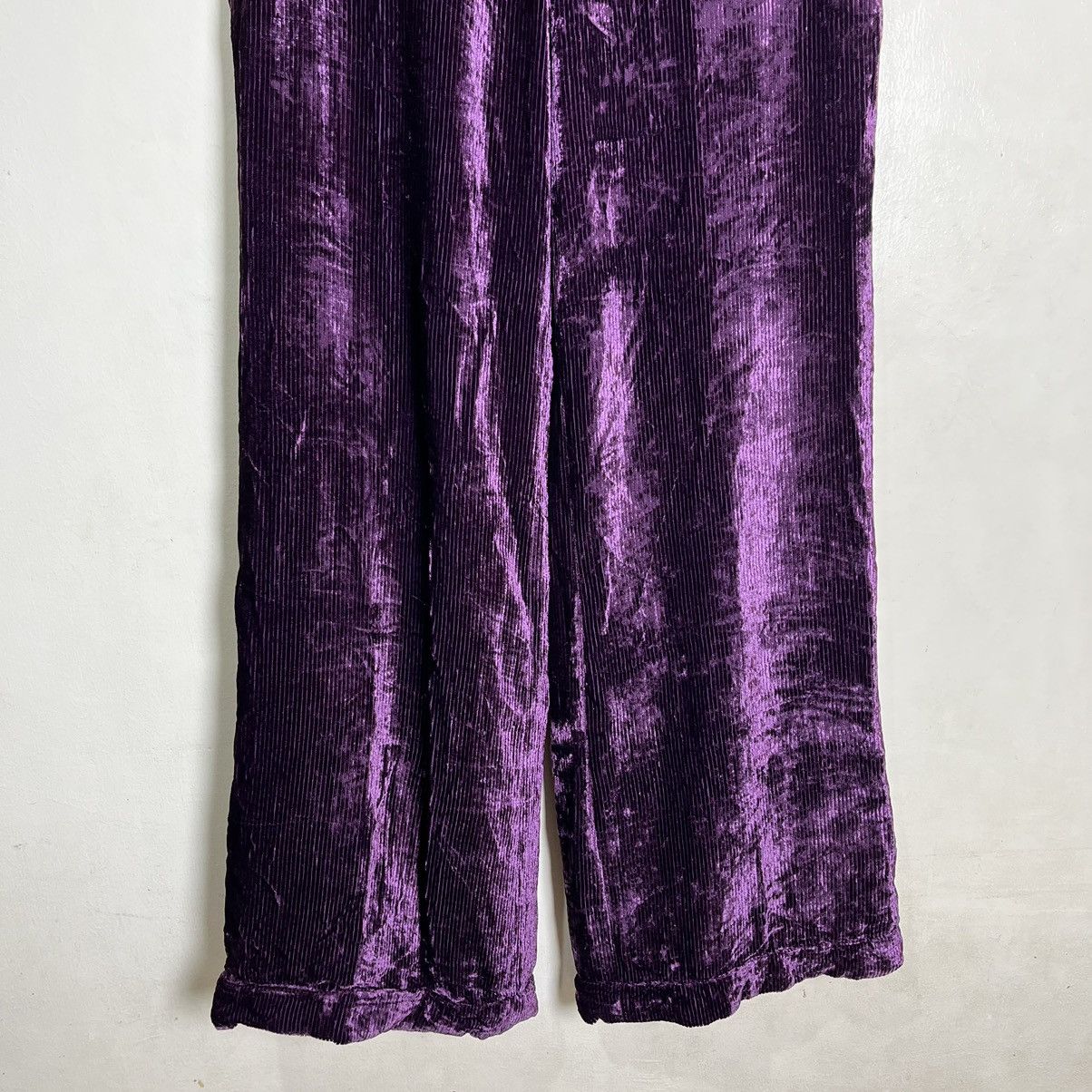 Dior Christian Dior by John Galliano F/W 2002 Velvet Wide Pants Size 25" / US 0 / IT 36 - 3 Thumbnail