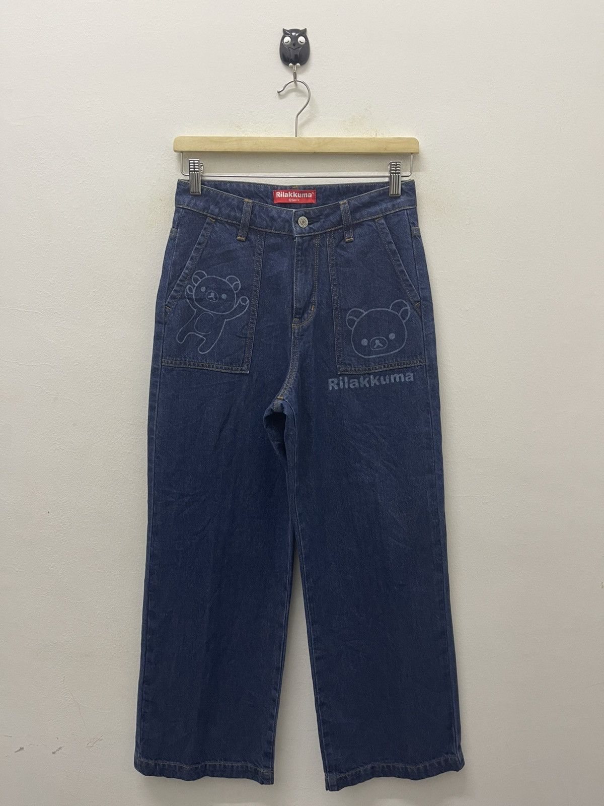 Anime Rare Vintage RILAKKUMA SAN-X Jeans Size US 27 - 1 Thumbnail