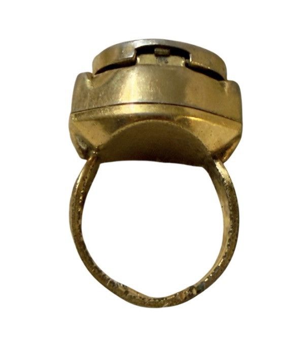 Other Sheffield Swiss Made Ring Watch Gold Tone Hinged Cover AS-IS Size ONE SIZE - 5 Thumbnail