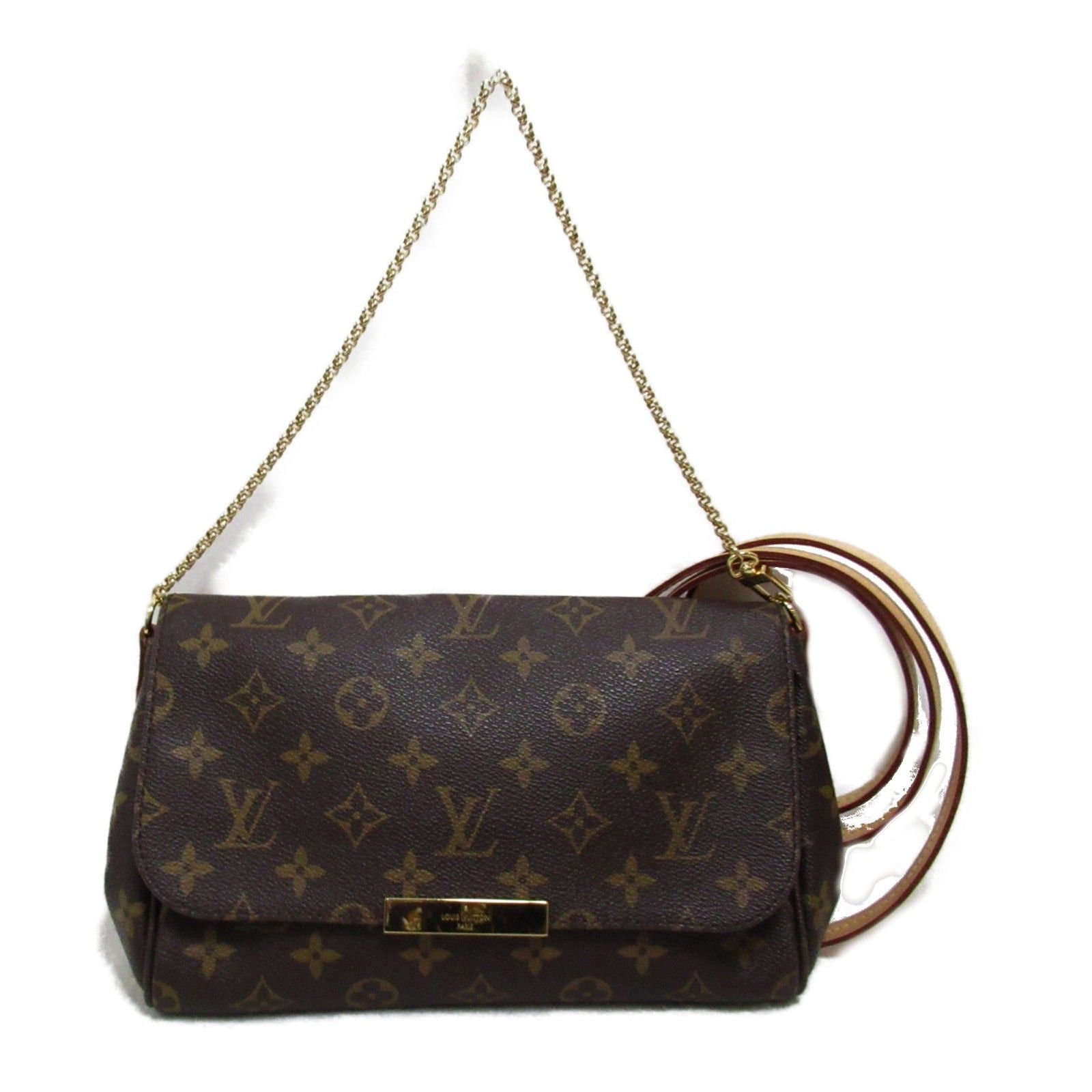 Louis Vuitton Louis Vuitton Favorite Mm Shoulder Bag Coated Canvas Monogram Brown Size ONE SIZE - 1 Thumbnail