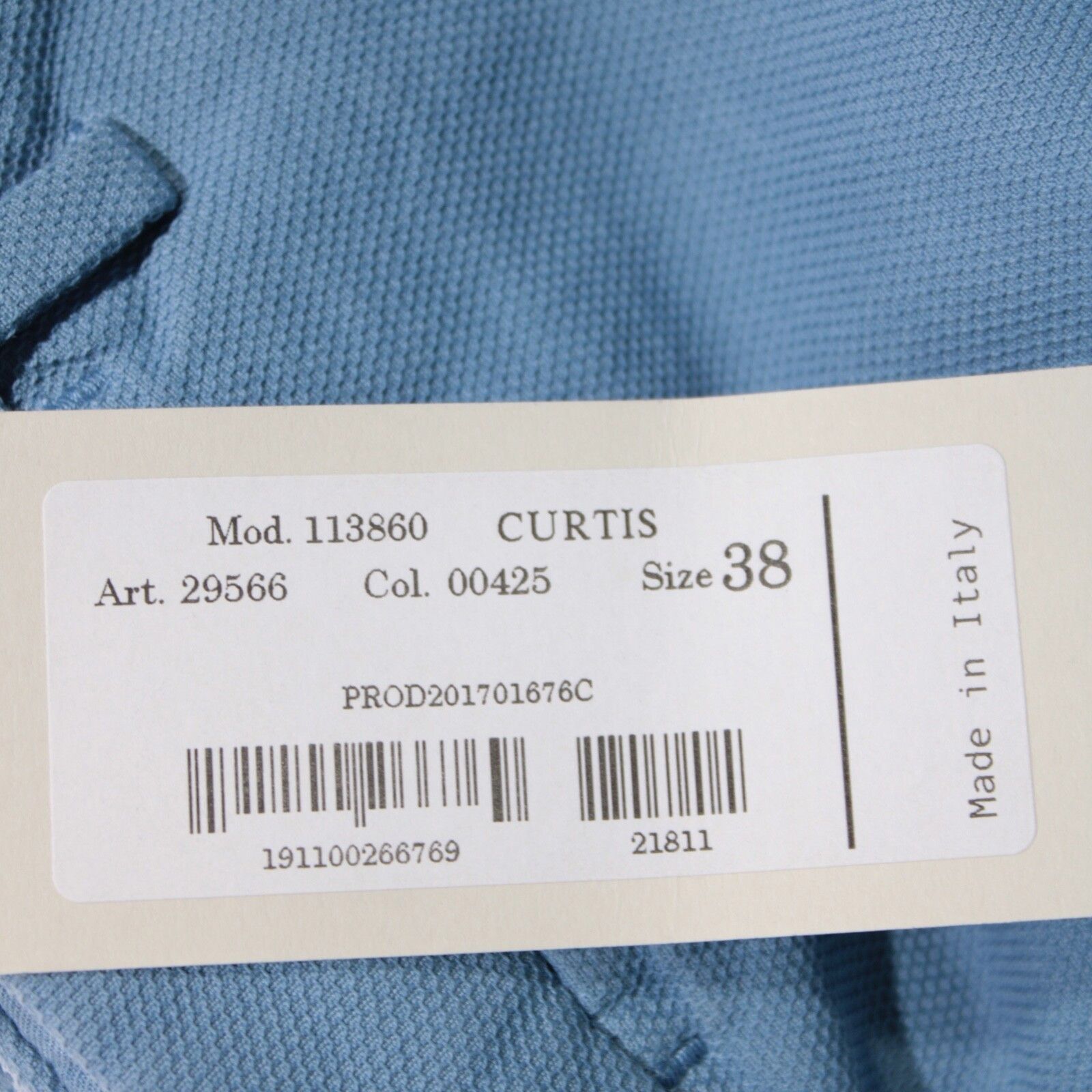 Zanella Zanella New with tags Chino Size 38 US In Blue Size US 38 / EU 54 - 4 Thumbnail