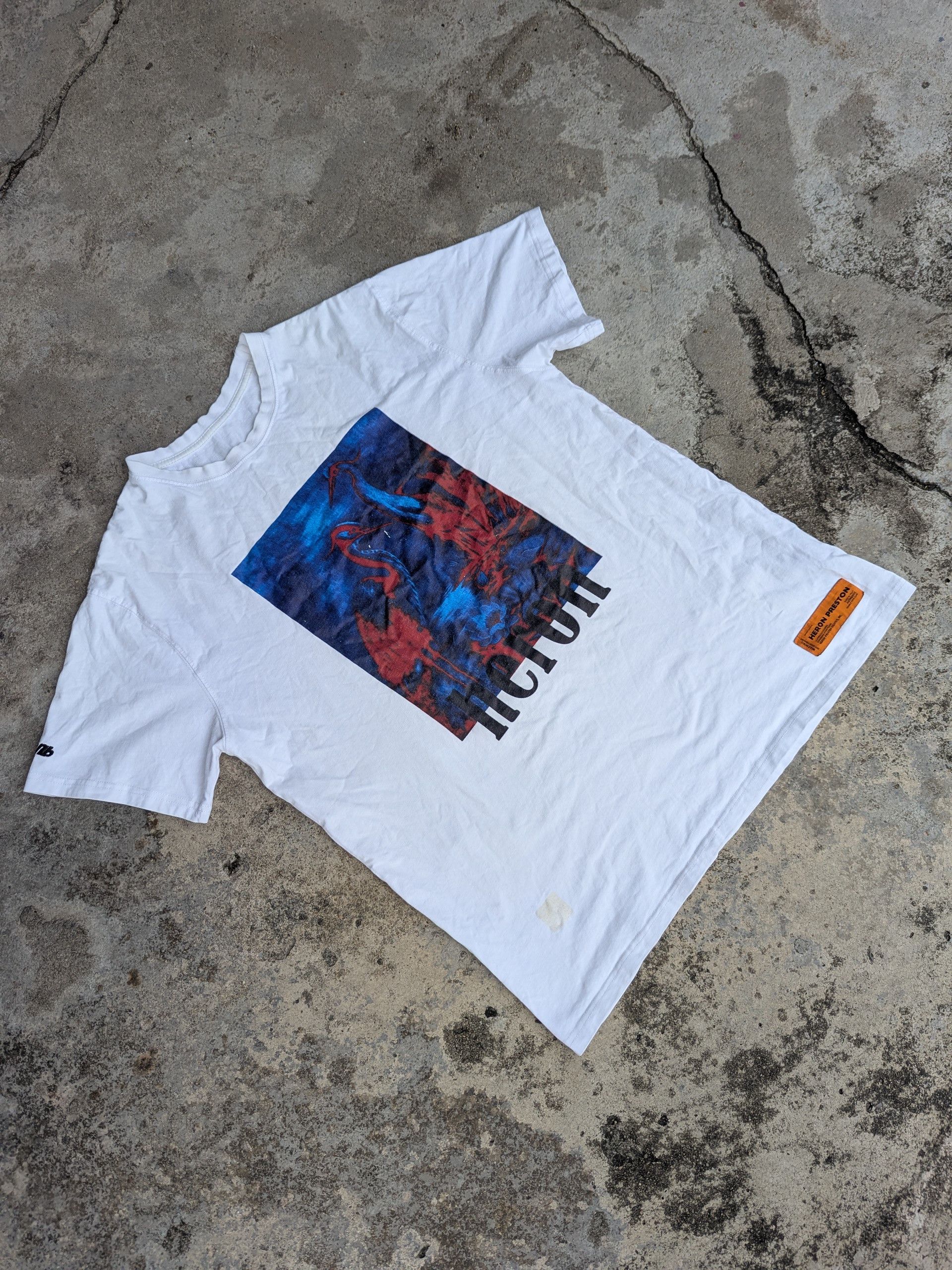 Heron Preston Vintage Y2K Heron Preston Bird Tee Streetwear 90s Style Size US M / EU 48-50 / 2 - 3 Thumbnail