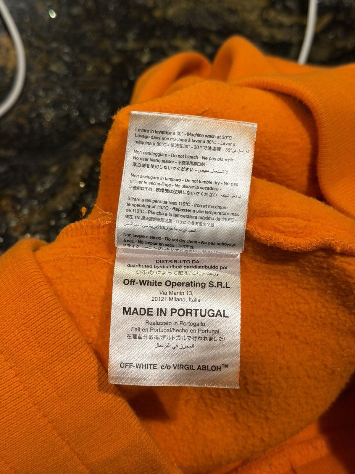 Off-White × Vlone Vlone x Off-White 2016 Orange Logo Sweatpants Size US 38 / EU 54 - 16 Thumbnail