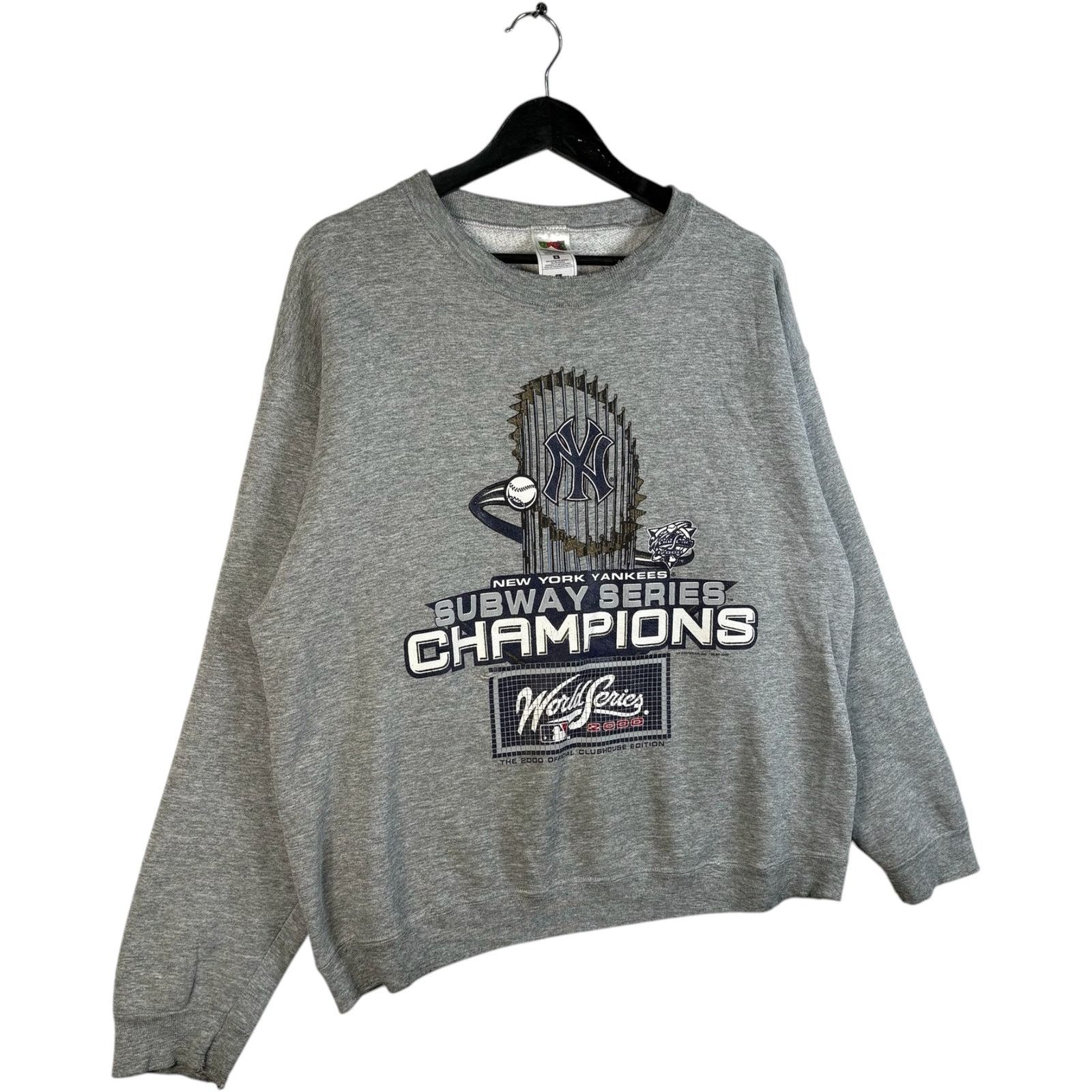 Fruit Of The Loom Vintage New York Yankees Subway Series Champions Crewneck L Size US L / EU 52-54 / 3 - 4 Thumbnail