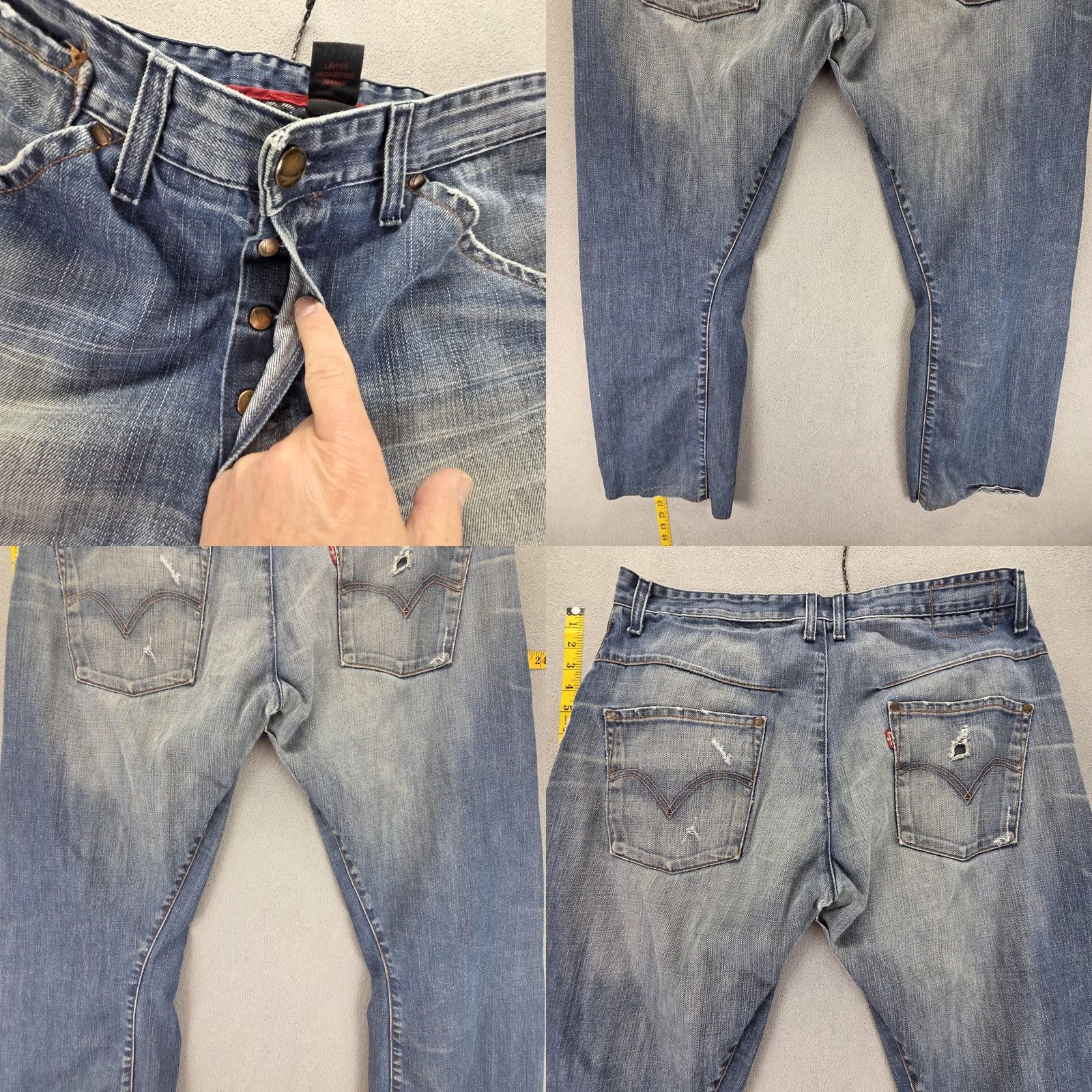 Levi's Vintage Levi'S Engineered Jeans - Regular Mens Size 36 Blue Size US 36 / EU 52 - 9 Thumbnail