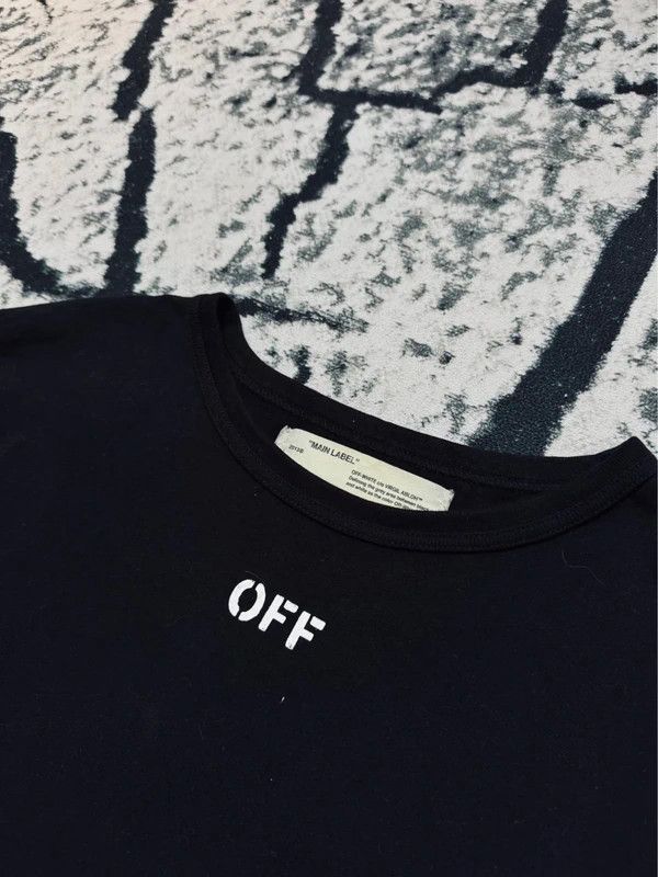 Off-White Vintage Offwhite t-shirt black logo white M Size US M / EU 48-50 / 2 - 4 Thumbnail