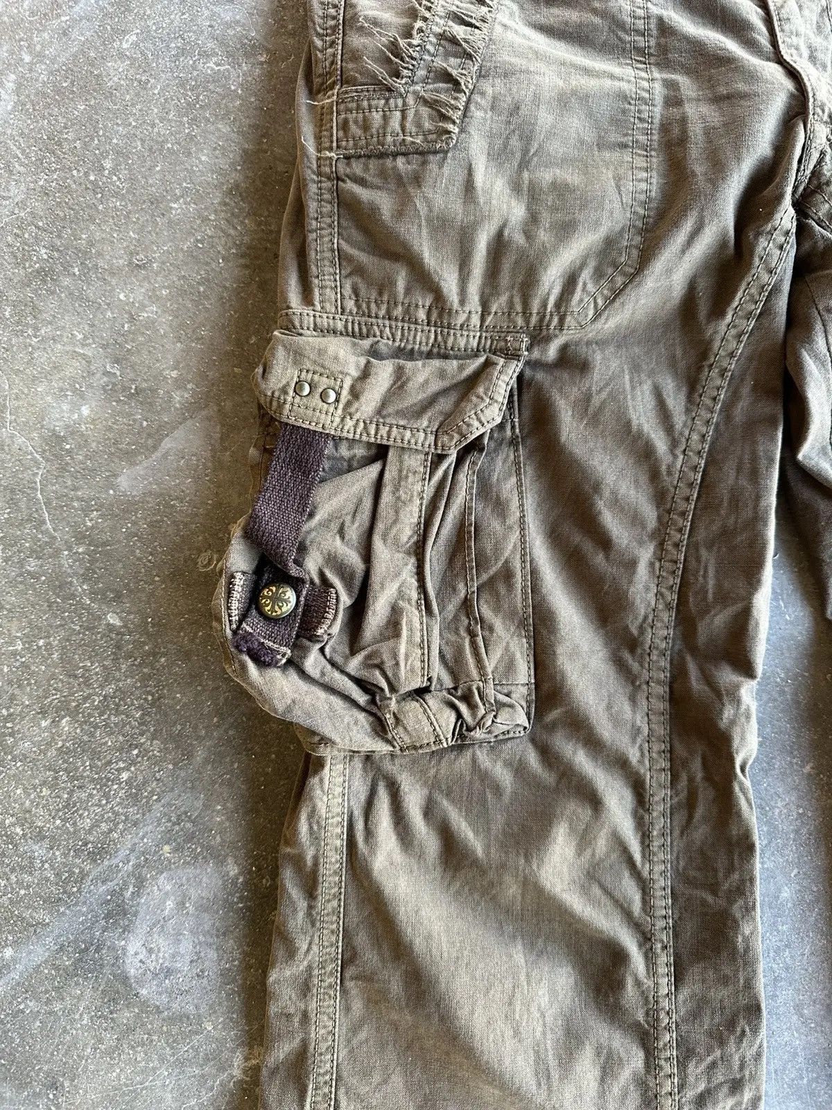 Surplus Research SEND OFFER🍁VINTAGE SURPLUS JAPAN 3D POCKET RARE CARGO PANTS Size US 29 - 3 Thumbnail