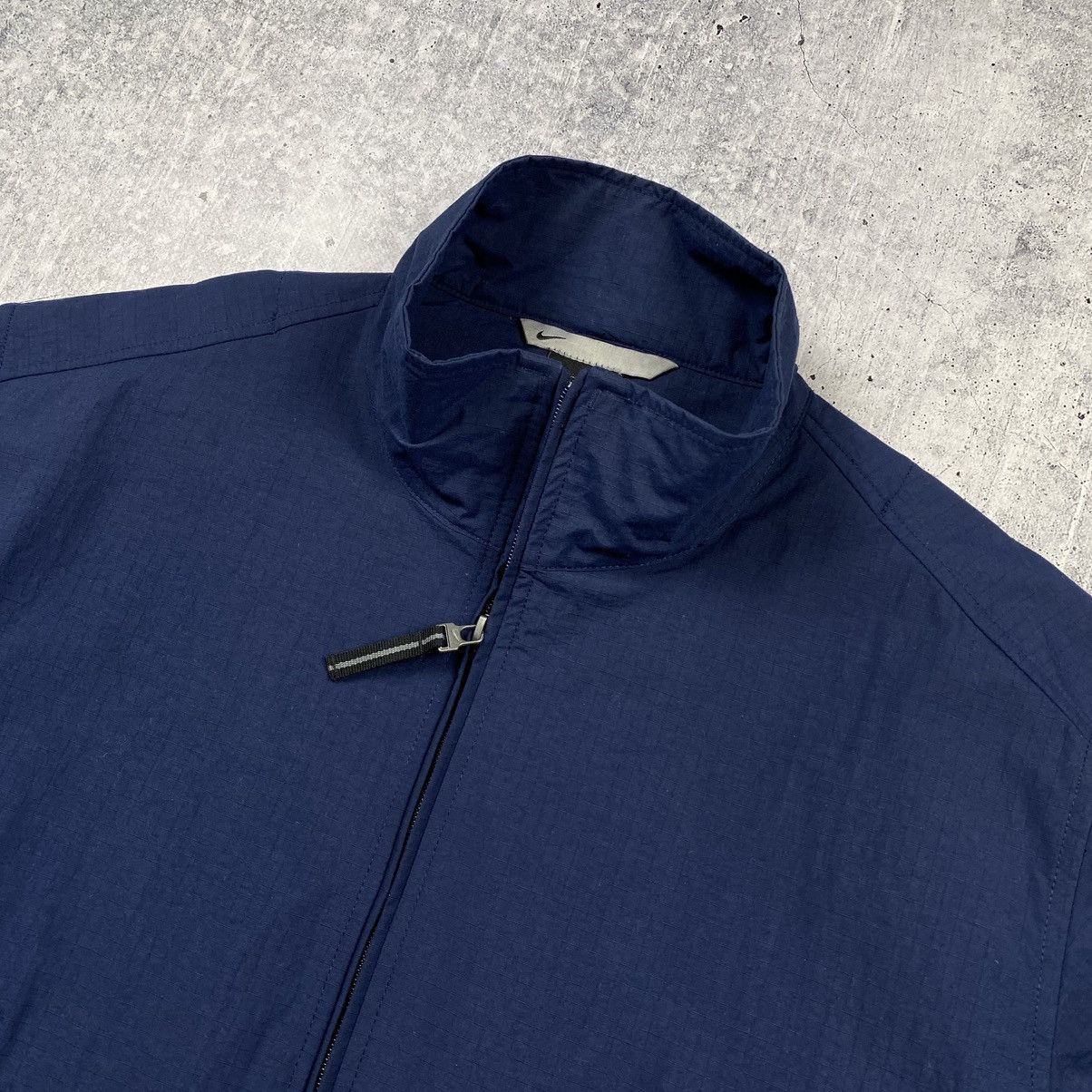 Nike × Vintage Vintage Nike Jacket Swoosh Logo 00s Drill Y2K Size L Size US L / EU 52-54 / 3 - 6 Thumbnail