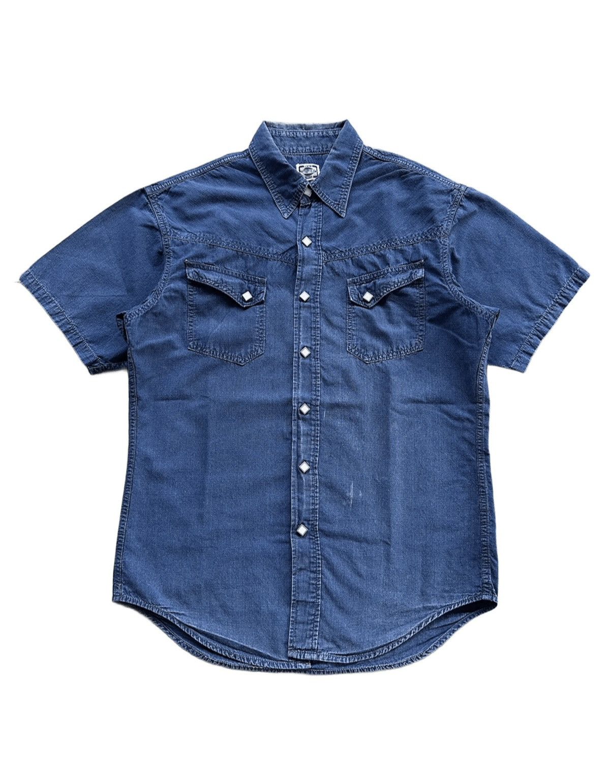 Pherrow's Vintage Pherrows Stormy Blue Western Style Button Up Shirt Size US M / EU 48-50 / 2 - 1 Thumbnail