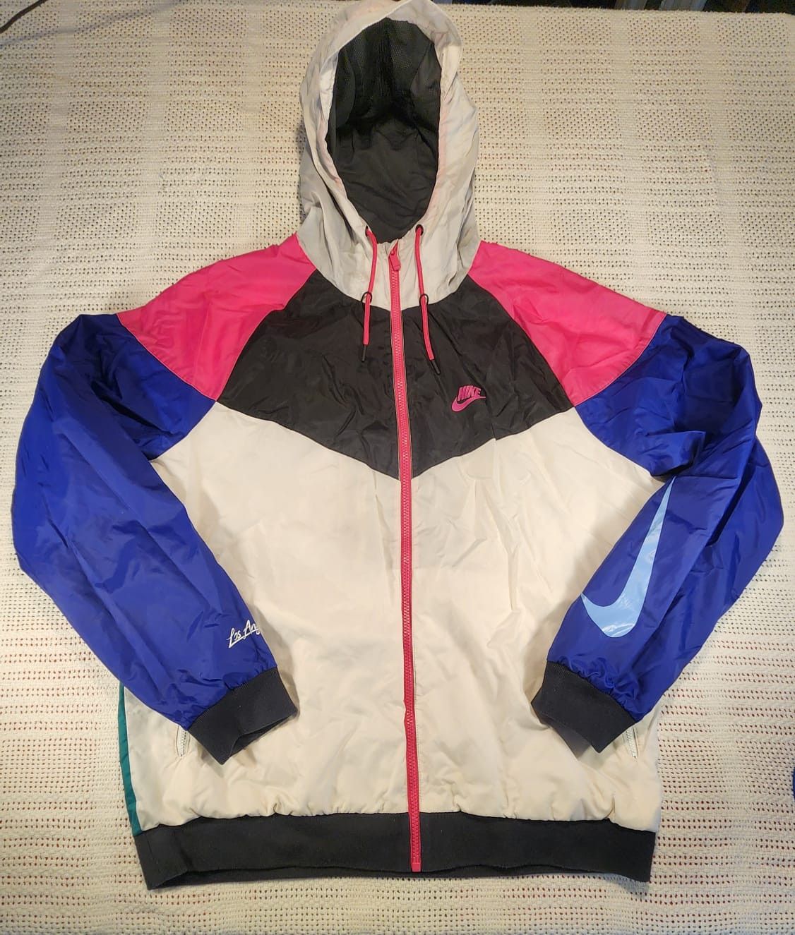 Nike retro disco 90s hooded windbreaker Size XL / US 12-14 / IT 48-50 - 3 Thumbnail