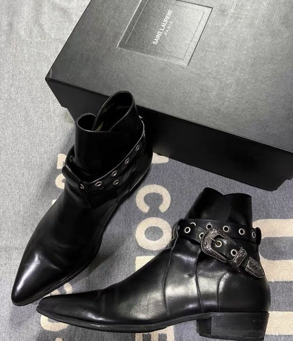 Saint laurent duckies clearance boots