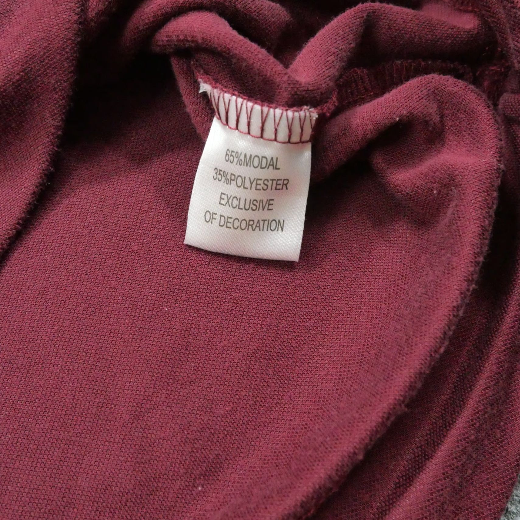 Tailorbyrd TAILORBYRD Sweatshirt Shirt 4 1/4 Zip Mens Large Red Maroon Mock Neck Fleece Modern Outdoor Utility Regular Deluxe Size US L / EU 52-54 / 3 - 6 Thumbnail