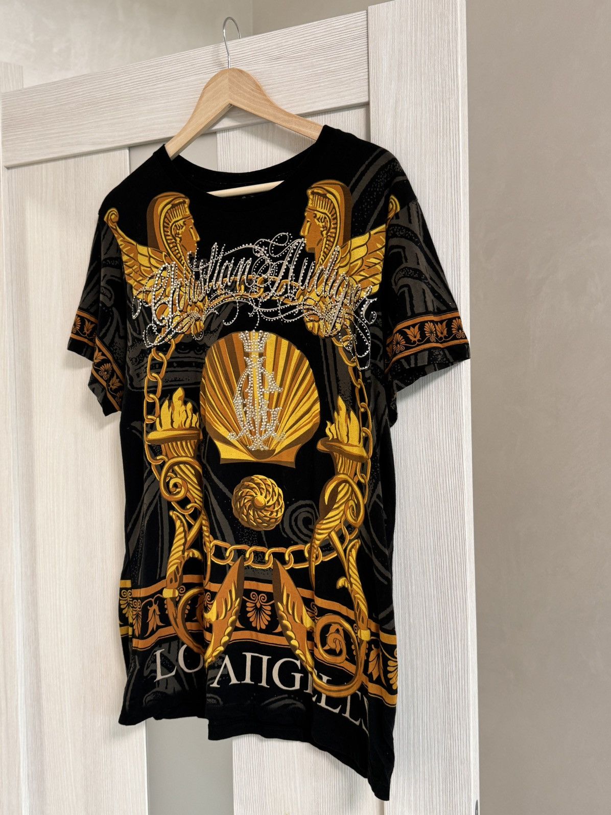 Christian Audigier × Ed Hardy × Vintage Hardy Tee Pantera Logo Y2K Christian Audigier Size L Size US L / EU 52-54 / 3 - 5 Thumbnail