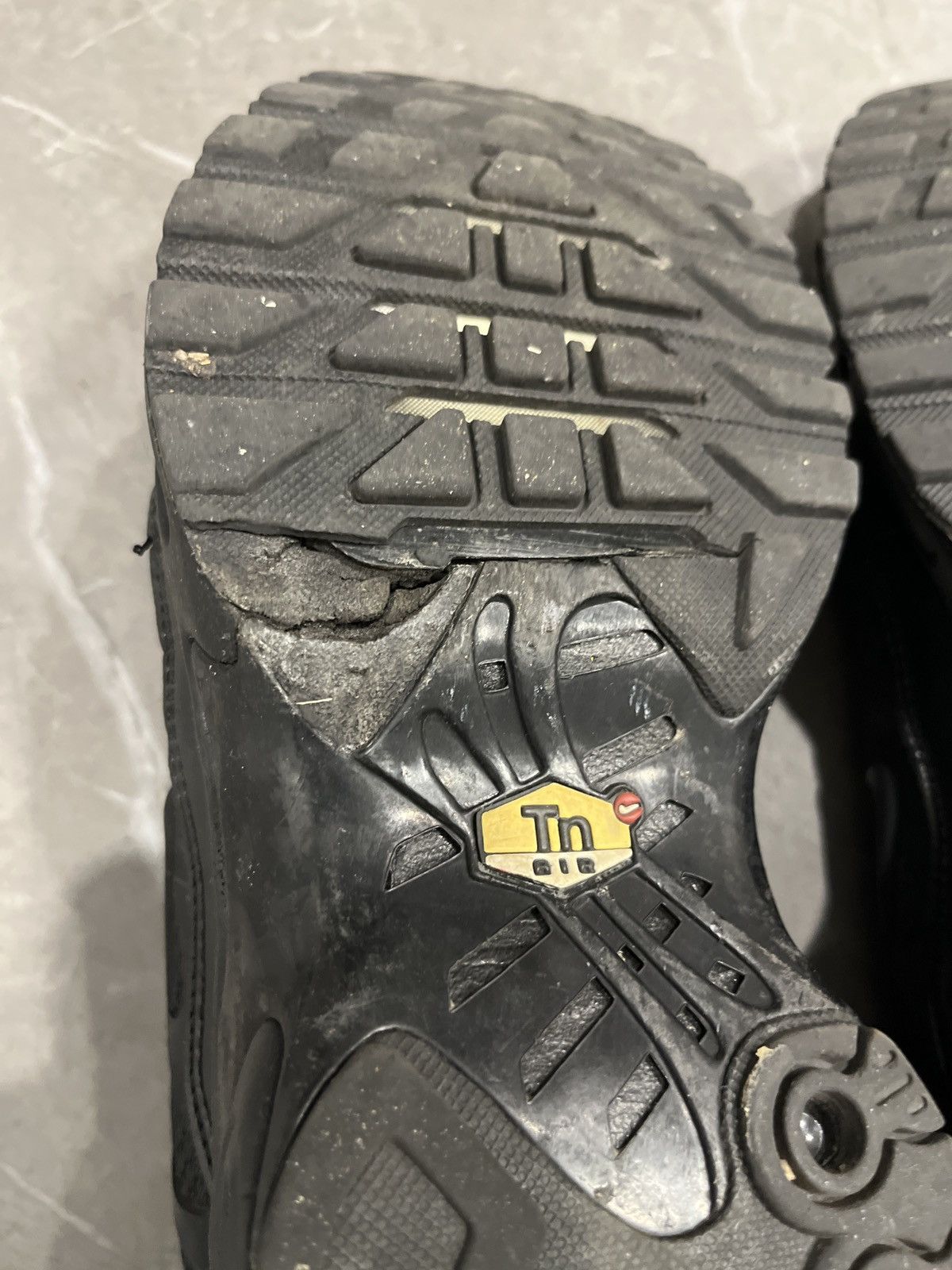 Nike Nike Air Max TN Plus 'Triple Black' Size US 12 / EU 45 - 11 Thumbnail
