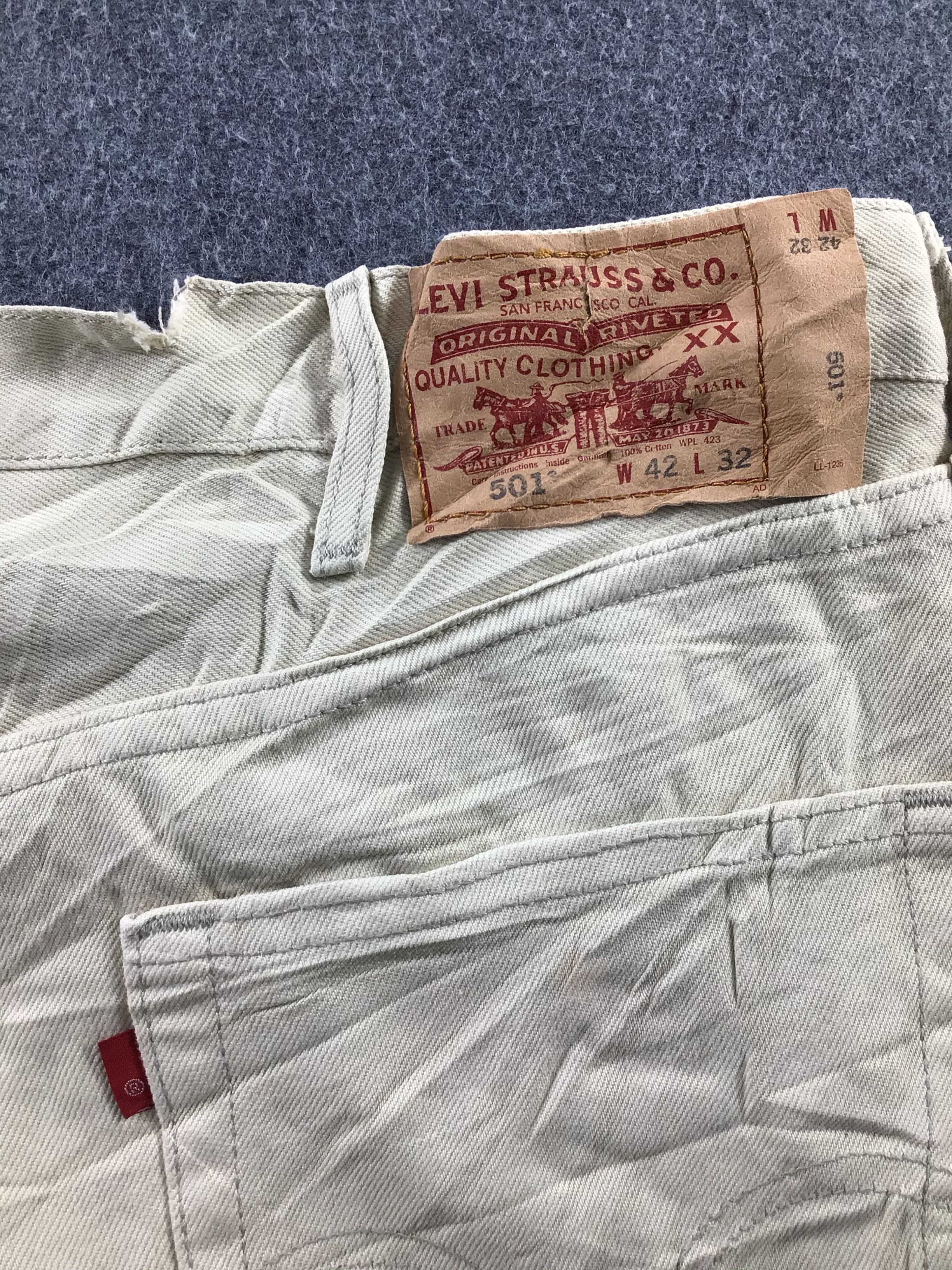 Levi's Vintage 90s Levis 501 Jeans-J751 Size US 43 - 5 Thumbnail