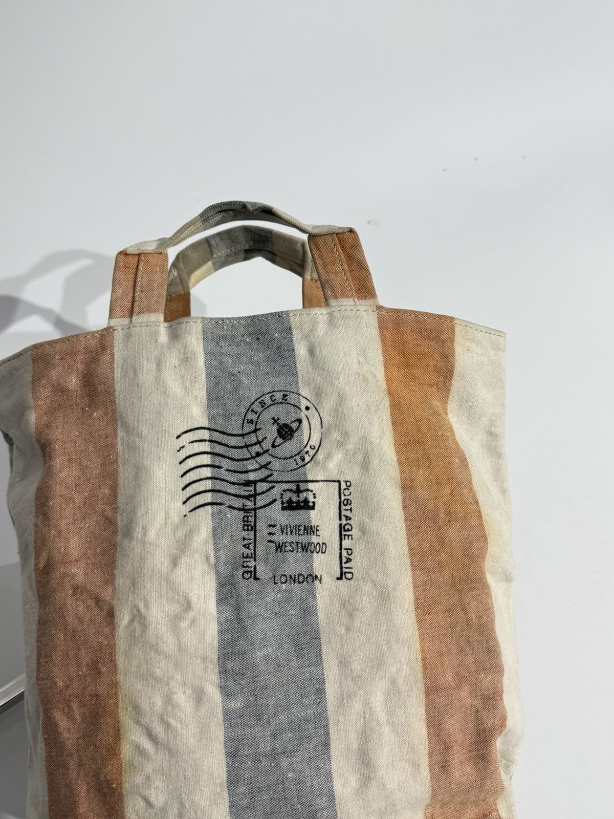 Vivienne Westwood Vivienne Westwood S/S 2019 London Canvas Tote Hand Bag Size ONE SIZE - 4 Thumbnail
